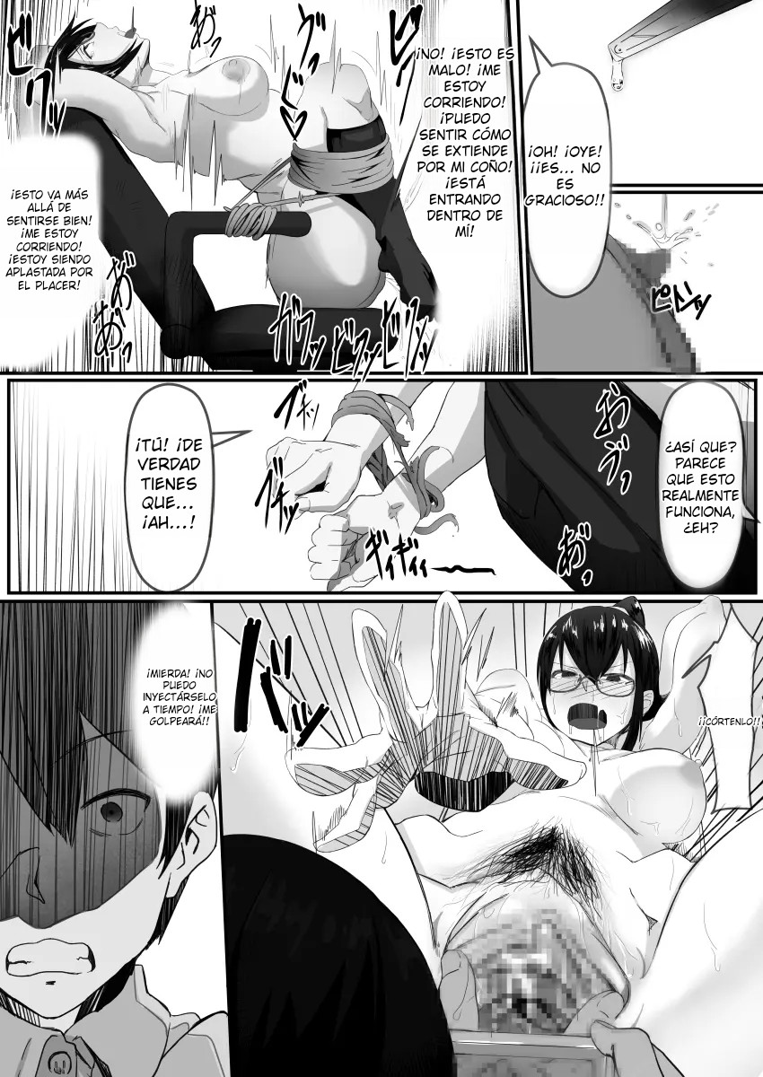 [Shirabe Shiki] Fuuki Iinchou wa Kusuri ni Yowai｜La Presidenta de Moralidad no Aguanta las Drogas {Spanish} {EbisuTraslade - Winder} numero di immagine  15