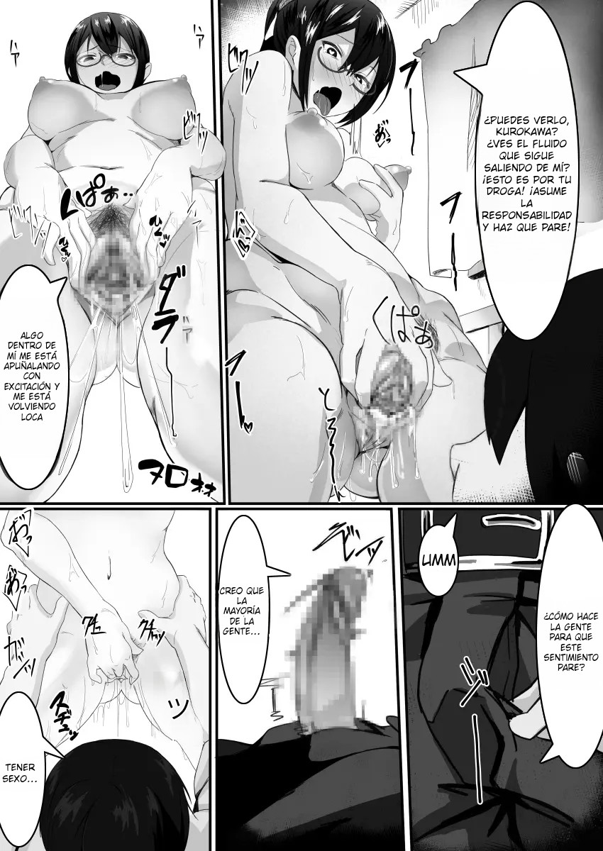 [Shirabe Shiki] Fuuki Iinchou wa Kusuri ni Yowai｜La Presidenta de Moralidad no Aguanta las Drogas {Spanish} {EbisuTraslade - Winder} numero di immagine  18