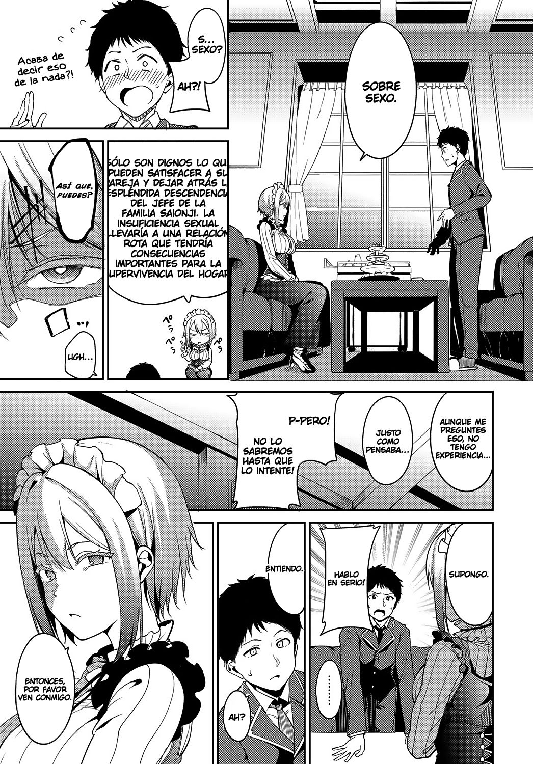 [Alp] Saionjike no Karei naru Seikatsu Zenpen | Viviendo el Sueño en la Casa Saionji Primera Mitad (COMIC Anthurium 2018-07) [Spanish] [Digital] 图片编号 3