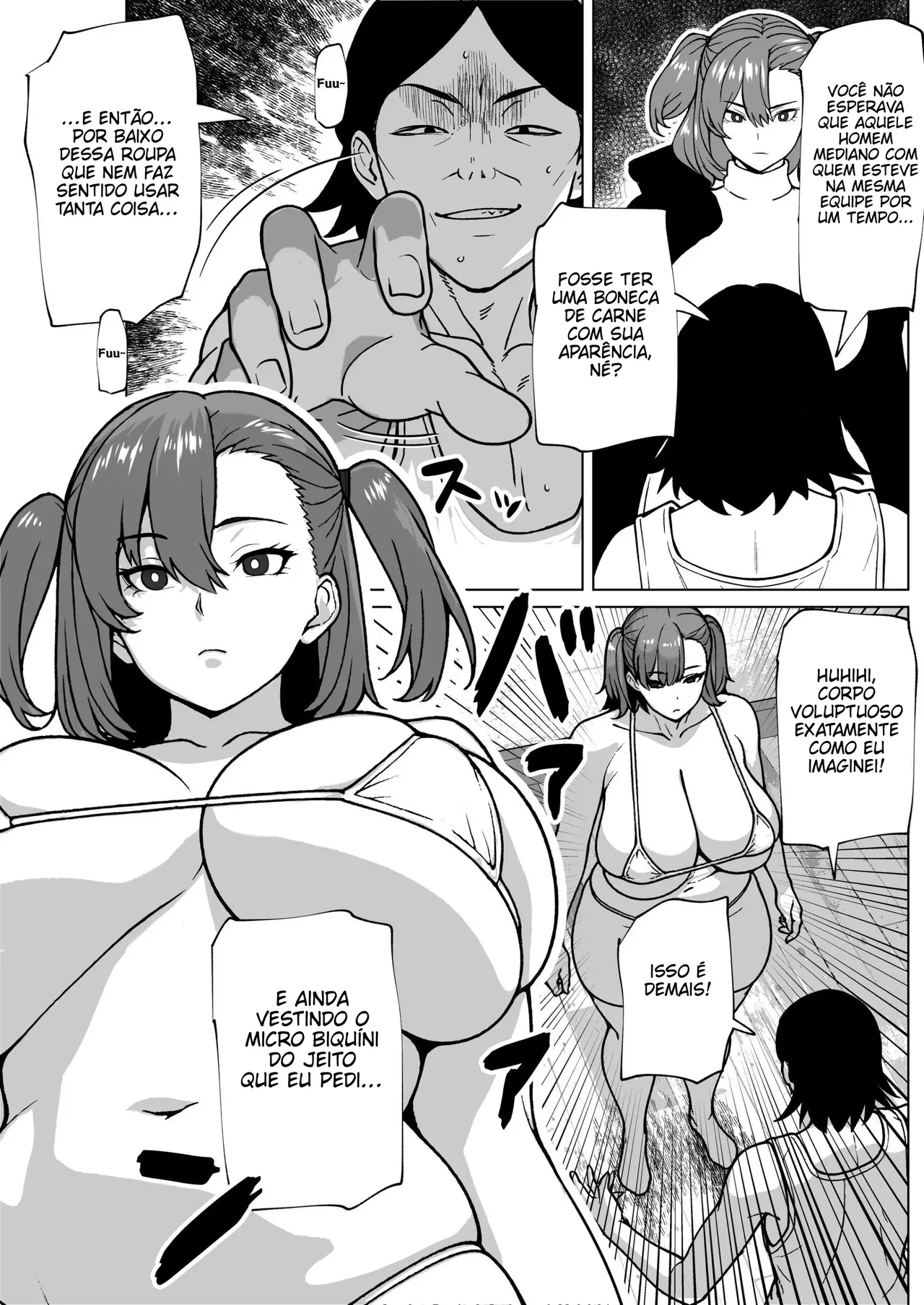 [bekobeko] Chuumon shita Nikuningyou ni Chinpo ga Tsuiteiru no desu ga [Portuguese-BR] 4eme image