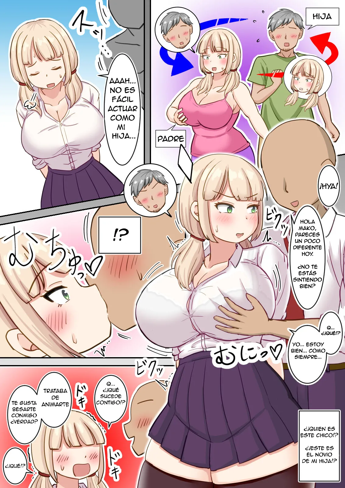 [KakiPeanuts] A Father in His Daughters Body - Un padre en el cuerpo de su hija [TF SCANS] 图片编号 1