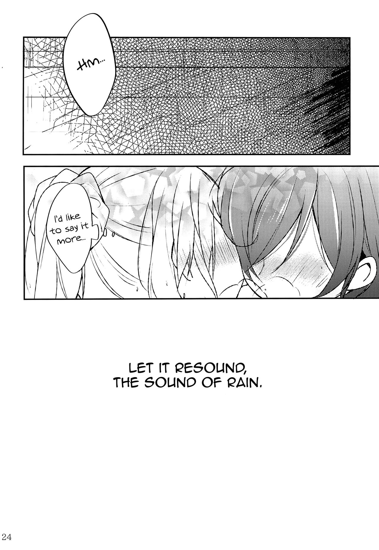 (C86) [Aoi Hologram (meno)] Amaoto, Douka Hibiite. (Love Live!) [English] [WindyFall Scanlations] image number 24