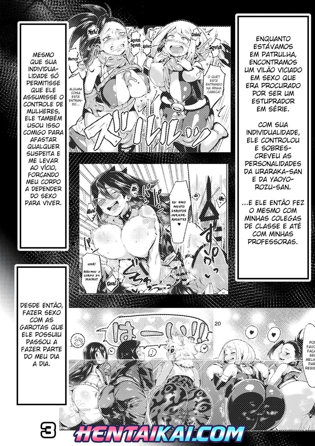 [slime_eer (Nutaunagi)] Boku to Nottori Villain Nakademia Vol. 3 (Boku no Hero Academia) [Portuguese-BR] [hentaikai.com] [Digital] image number 2