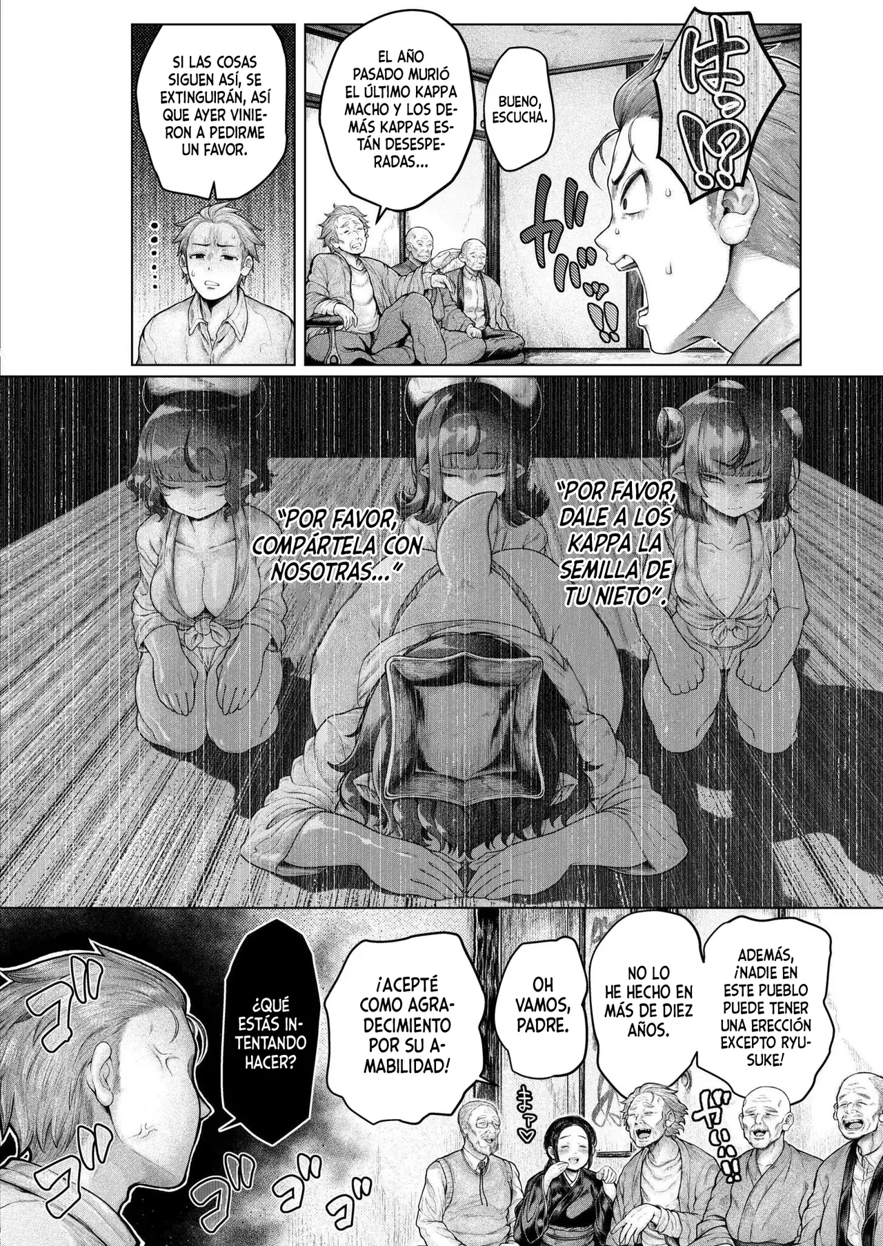 [Ujihara Shitone] Shin・Kappa Mura (COMIC Kaien VOL.17) [Español] [MandaloAsiNoma] [Digital] numero di immagine  6