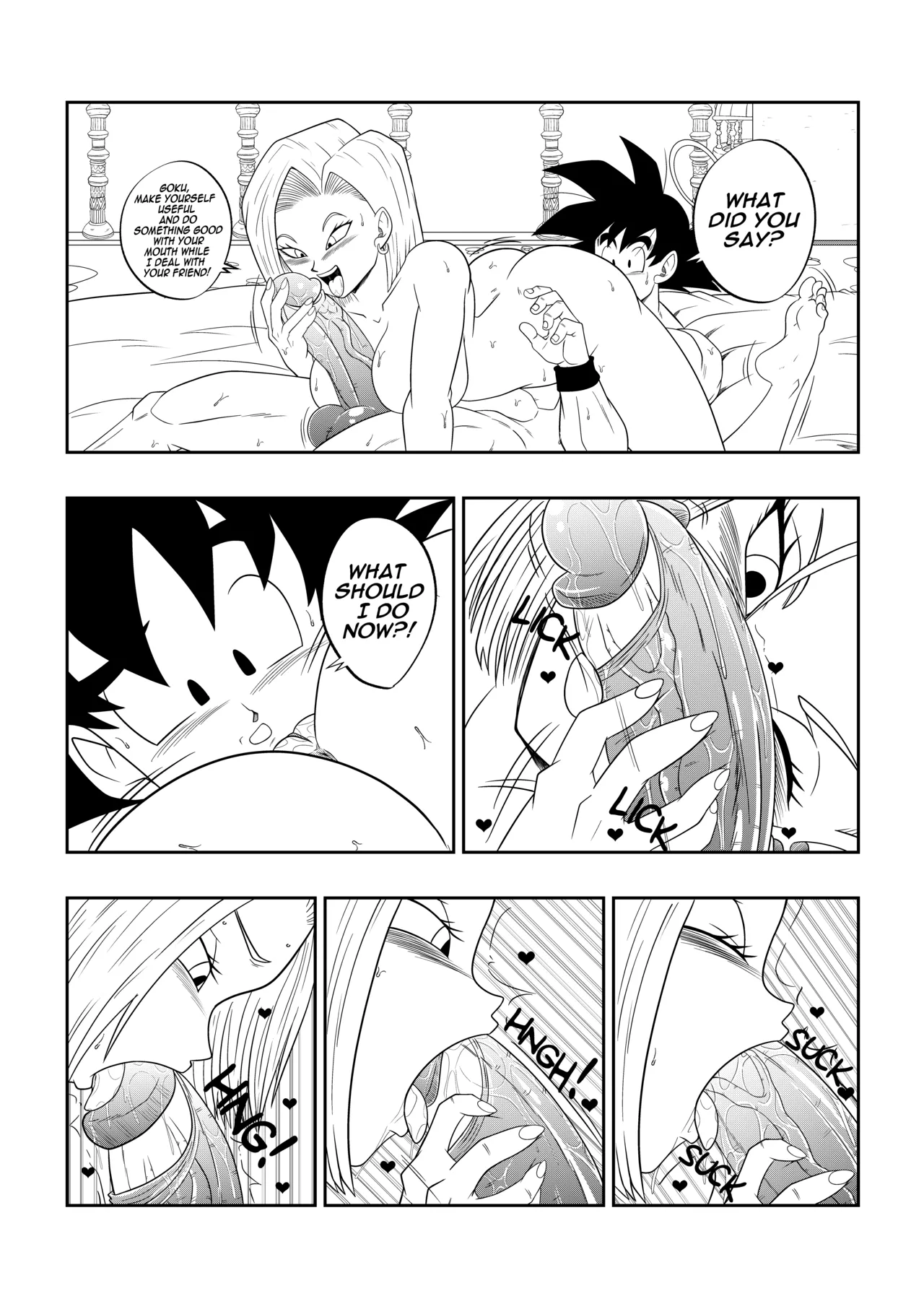 [Son Gokhan] Dragon Ball Z: AMONG THE SHADOWS OF THE PALACE (Completed comic) Bildnummer 34