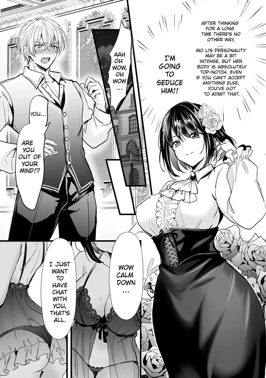 [Aji Pontarou] To Survive, the Villainess Has No Choice but to Seduce the Protagonist [English] [Uncensored] [Comics Enjoyer Translation] image number 16