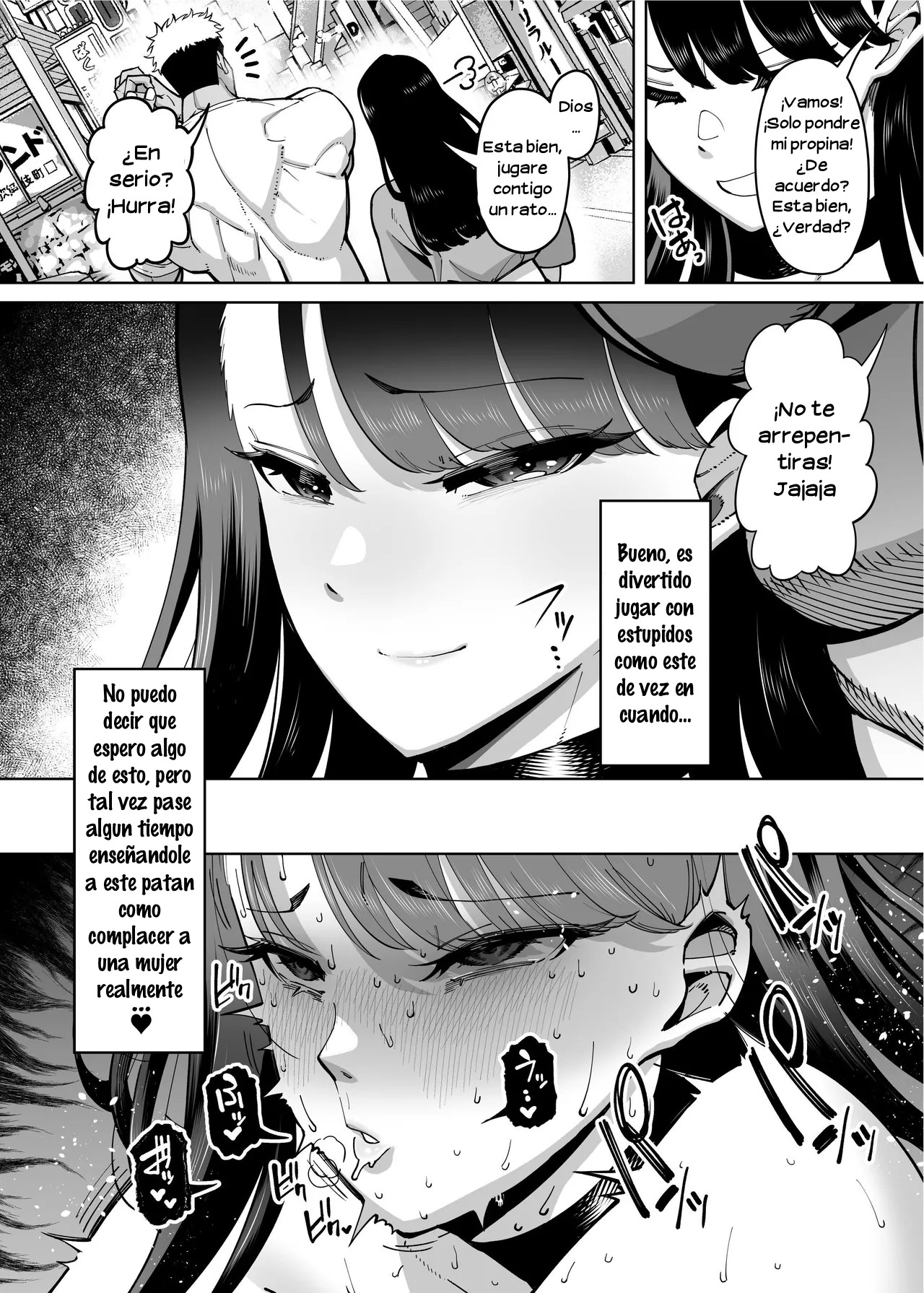 [Takashima] Yuushuu na Kono Watashi ga Atama no Warui Sex Bakkari Saserareru Hanashi｜La Historia de Cómo una Chica Brillante como Yo Fue Presionada a Tener sexo Ardiente con un Idiota [Spanish] [Hta scan] numero di immagine  38