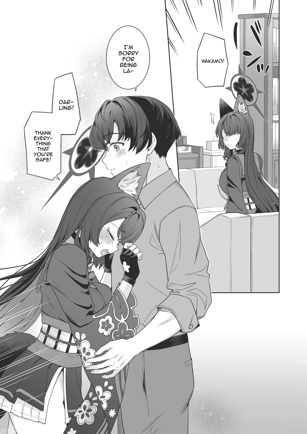 [NOMIYAGUMI (Ichinomiya)] Junjou ♥ Renjou Hatsujou Kitsune -4- | Pure ♥ Lovestruck Fox in Heat -4- (Blue Archive) [English] [mysterymeat3] [Digital] 24eme image