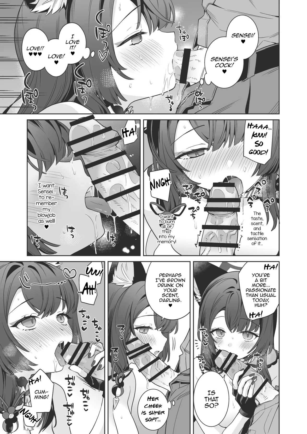 [NOMIYAGUMI (Ichinomiya)] Junjou ♥ Renjou Hatsujou Kitsune -4- | Pure ♥ Lovestruck Fox in Heat -4- (Blue Archive) [English] [mysterymeat3] [Digital] 36eme image