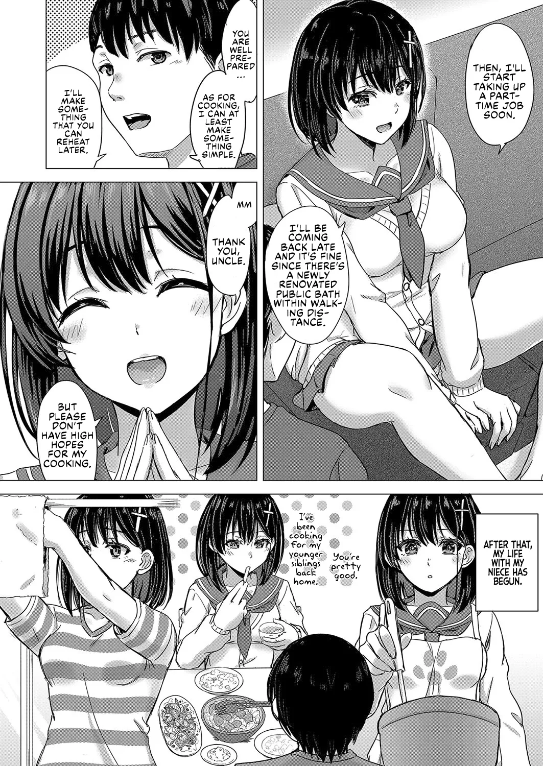 [Inanaki Shiki] Mei JK to, Futari Gurashi. Nani mo Okinai Hazu ga Naku... | Living together with my high school niece. There’s no way nothing would happen (Iyarashii Kono Ko-tachi wa Tsukaretai.) [English] [Digital] Bildnummer 5