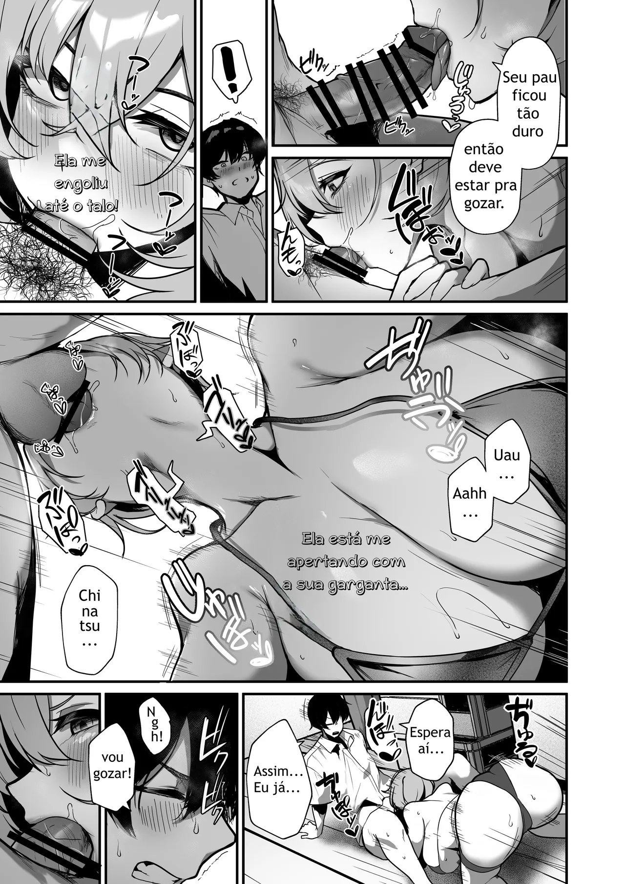 [Sakyu Syogkun (Ksyum)] Seiyoku Tamatta Umi no Ie no Kyonyuu Bikini Gal to Ecchi shimakutta Hanashi [Digital] [Portuguese-BR] image number 14