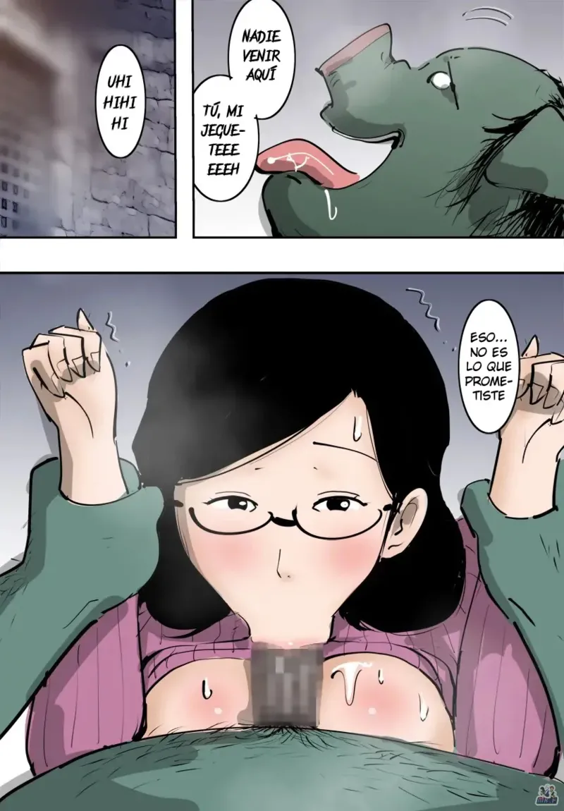 [Pietoro] Hitozuma ga Orc to Attara Byou de Hamerareta.｜Cuando una Mujer Casada Conoció a los Orcos la Violaron en Segundos. [Español] [KnightsMighty] image number 13