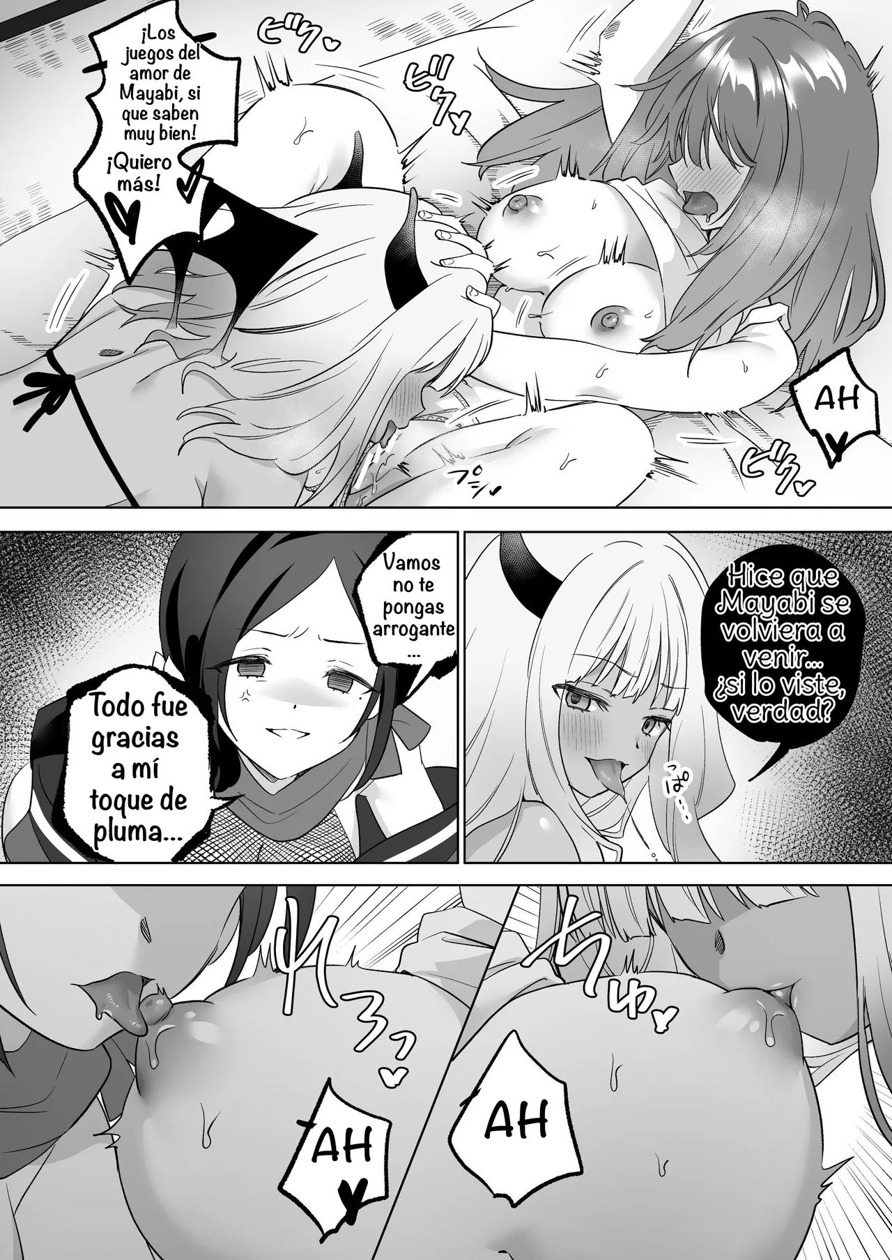 [Gutsutoma (Tachi)] Yuri Kakusei Succubus vs Yuri Kakusei Kunoichi ~Watashi no Karada de Yuri Ecchi Battle suna!~  Lesbian Awakening Succubus vs Kunoichi! ~Don't Use My Body to Fight your Sexy Lesbian Battle~ [Spanish] [Amaterasu] 图片编号 25