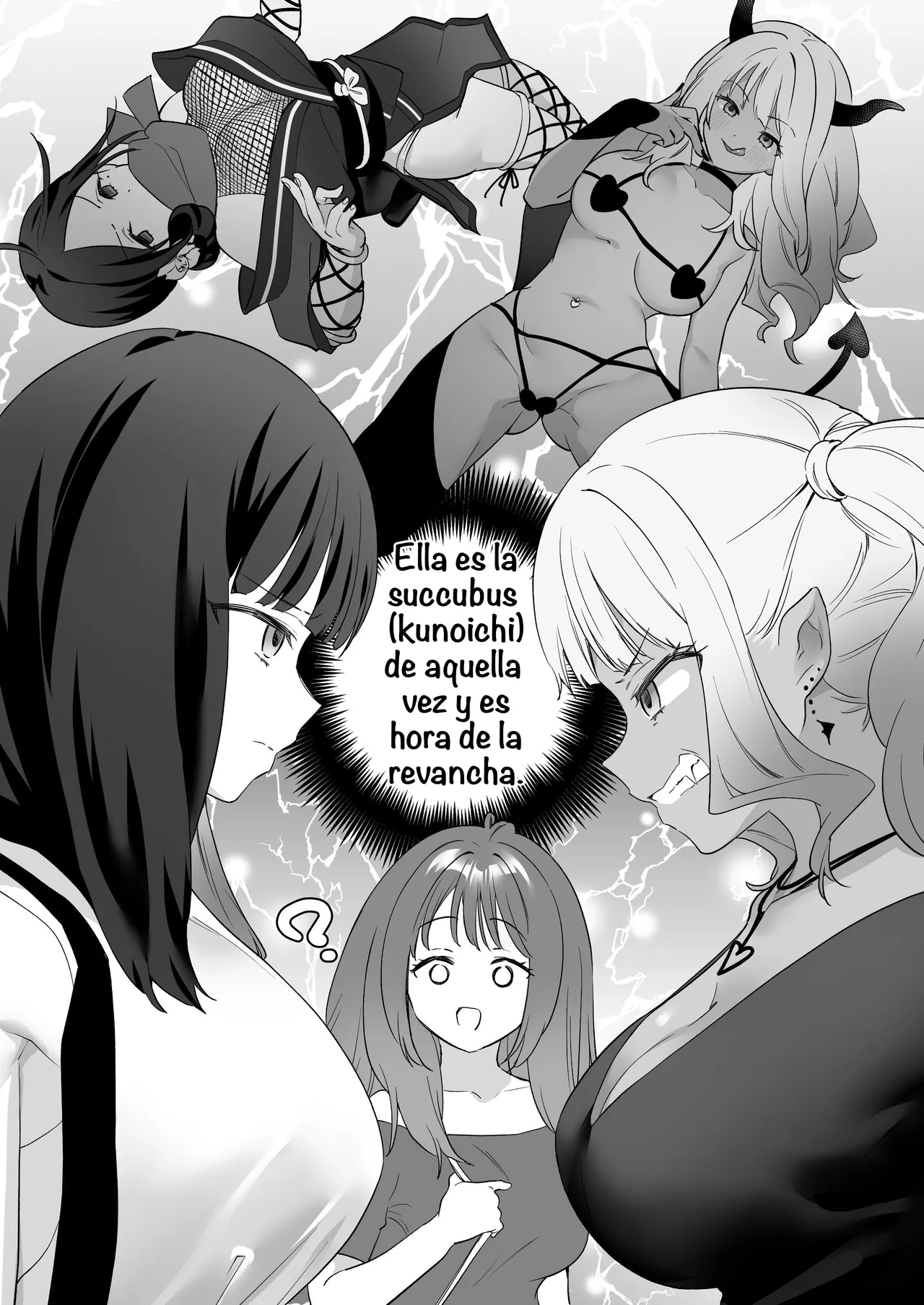 [Gutsutoma (Tachi)] Yuri Kakusei Succubus vs Yuri Kakusei Kunoichi ~Watashi no Karada de Yuri Ecchi Battle suna!~  Lesbian Awakening Succubus vs Kunoichi! ~Don't Use My Body to Fight your Sexy Lesbian Battle~ [Spanish] [Amaterasu] 图片编号 36
