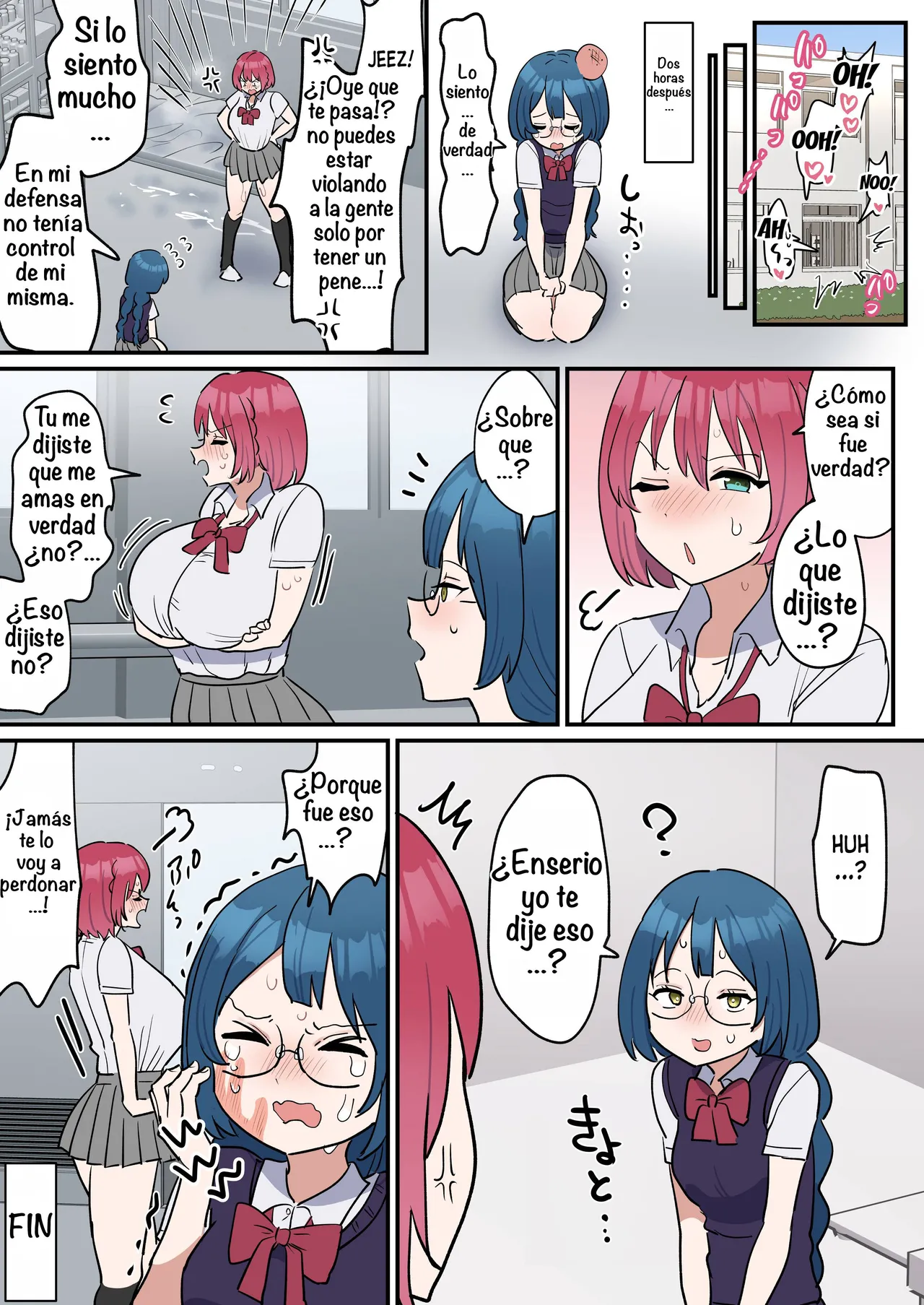 [Sakuno14] The Serious girl Suddenly Grows a Dick and Fucks Her Friend [Spanish] [Amaterasu] 图片编号 21