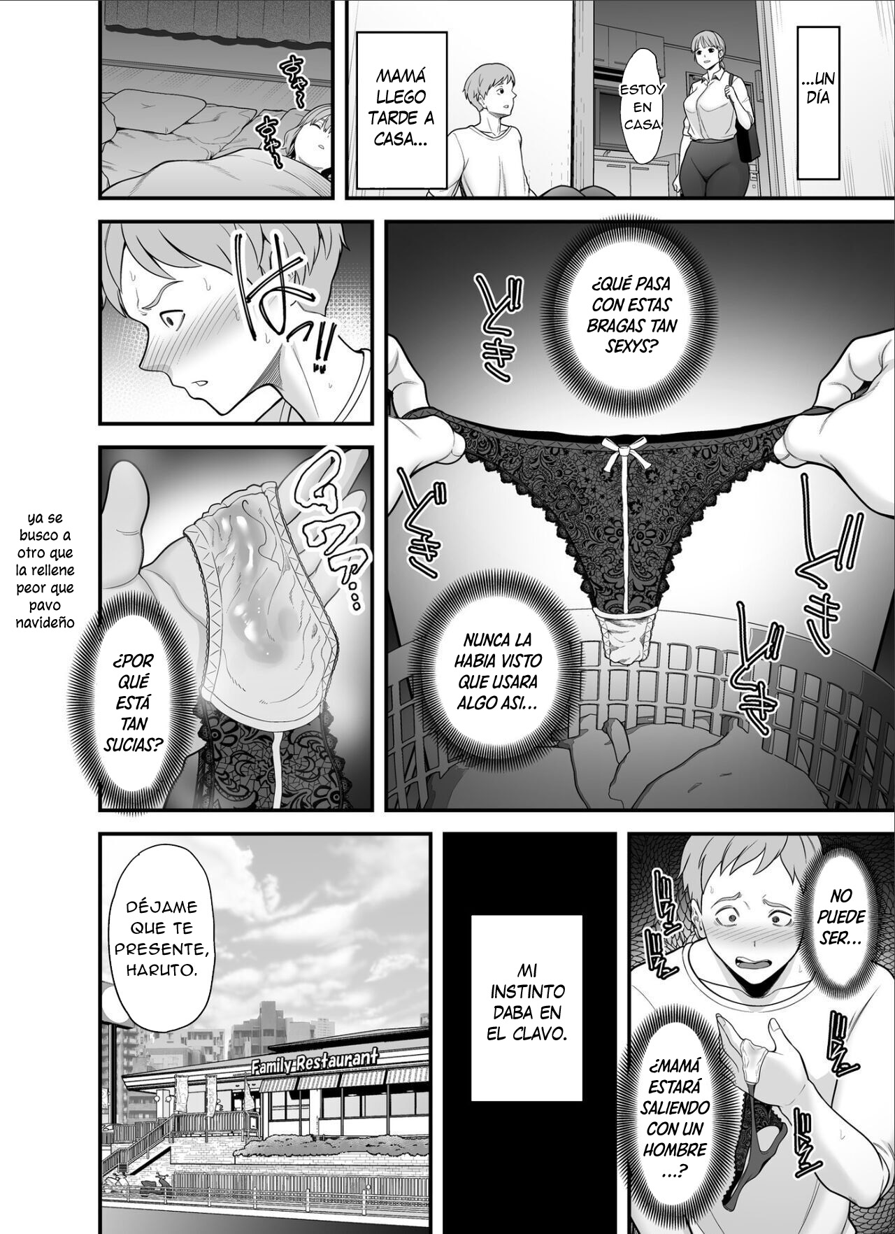 [Ura Meshiya (Maccha Neji)] Mou Ore dake no Onna ja Nai Kaa-san｜Mamá Ya No Es Mía [Spanish] [New Scan Doujin] 图片编号 23