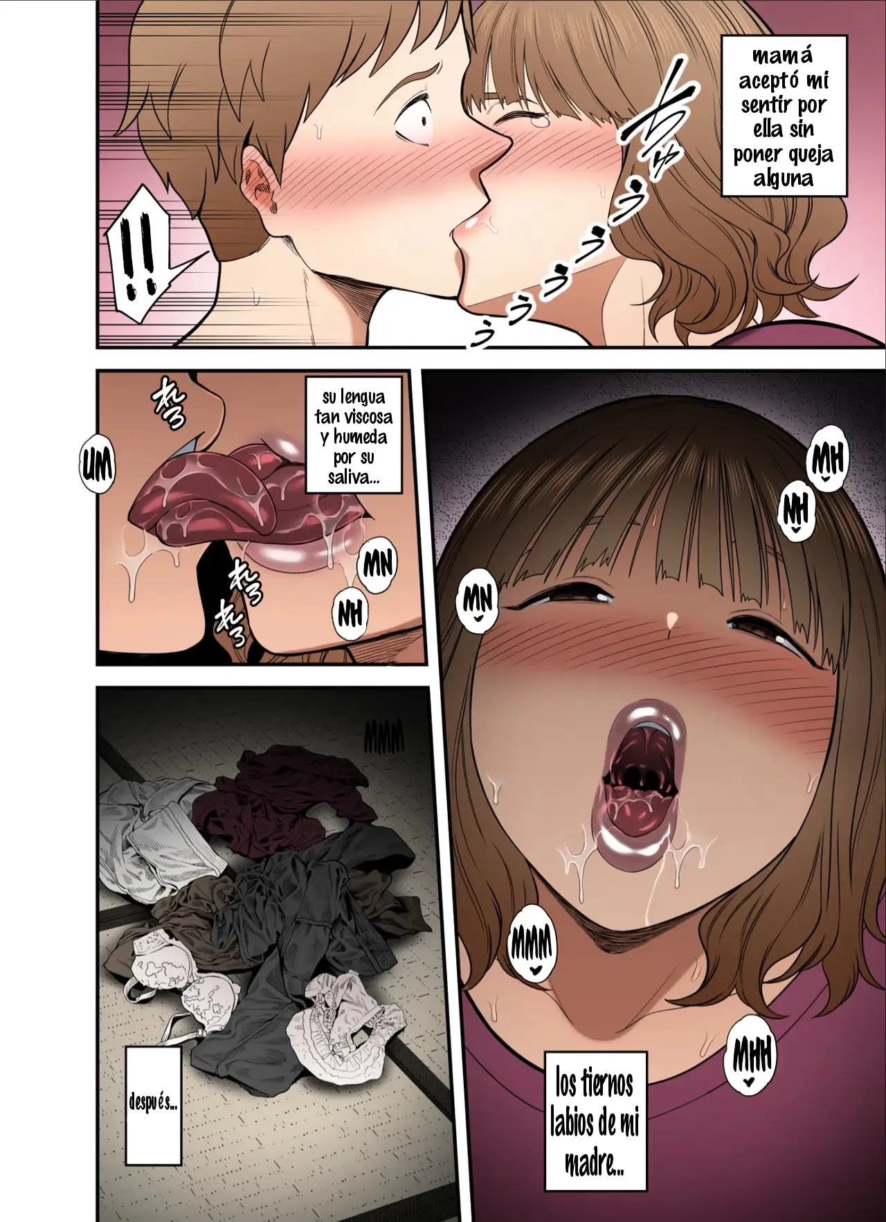 [Ura Meshiya (Maccha Neji)] Mou Ore dake no Onna ja Nai Kaa-san｜Mamá Ya No Es Mía [Spanish] [El naranjas = Mr.Naranjas] 图片编号 7