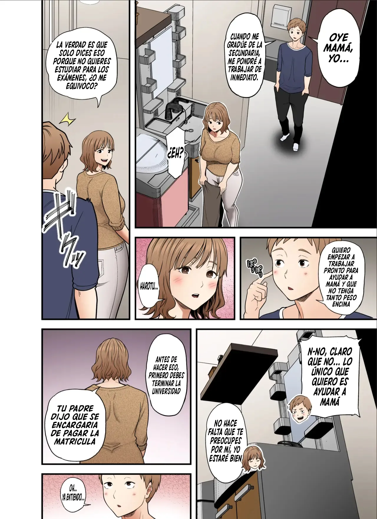 [Ura Meshiya (Maccha Neji)] Mou Ore dake no Onna ja Nai Kaa-san｜Mamá Ya No Es Mía [Spanish] [El naranjas = Mr.Naranjas] 图片编号 17