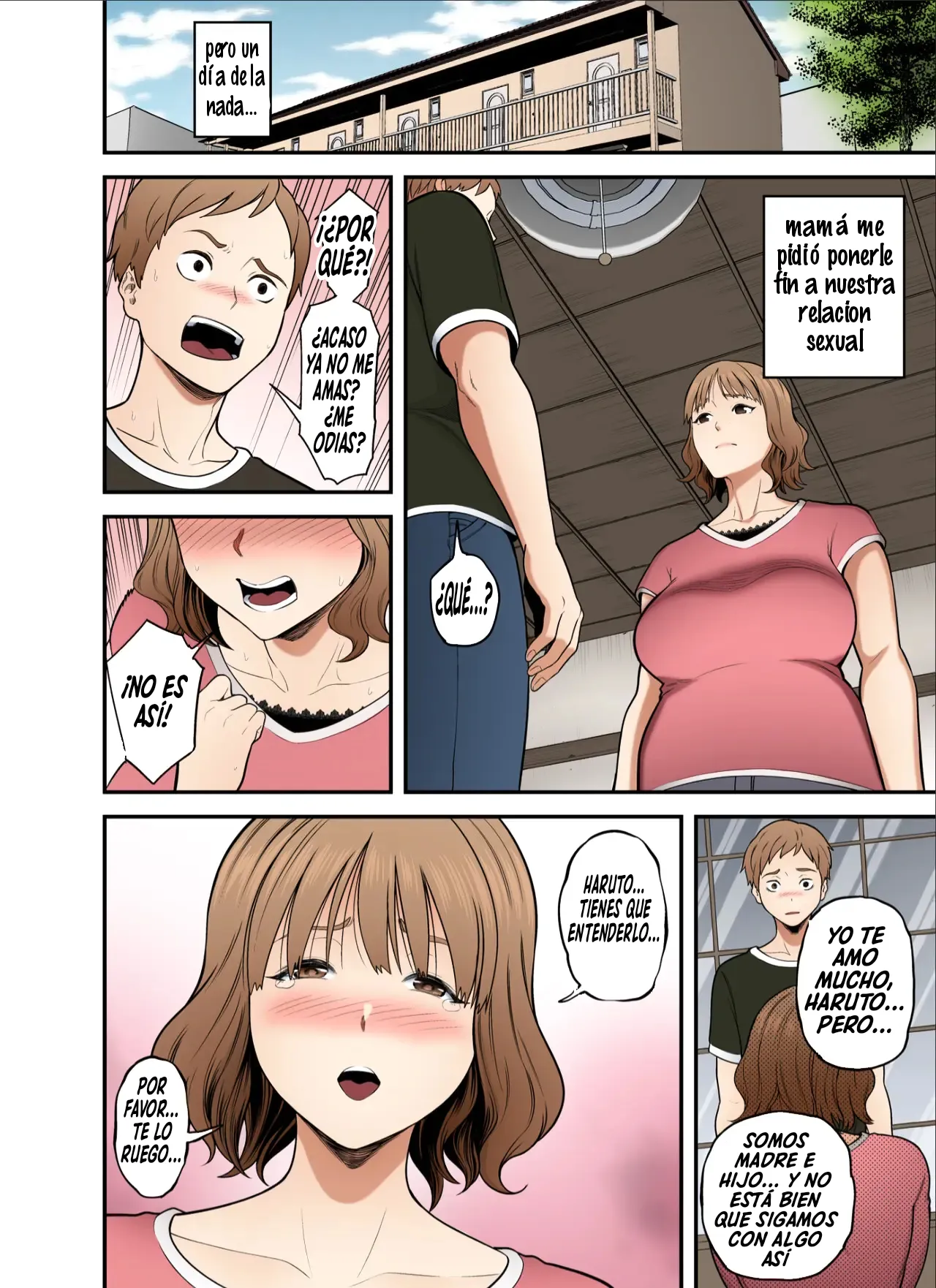 [Ura Meshiya (Maccha Neji)] Mou Ore dake no Onna ja Nai Kaa-san｜Mamá Ya No Es Mía [Spanish] [El naranjas = Mr.Naranjas] 图片编号 21