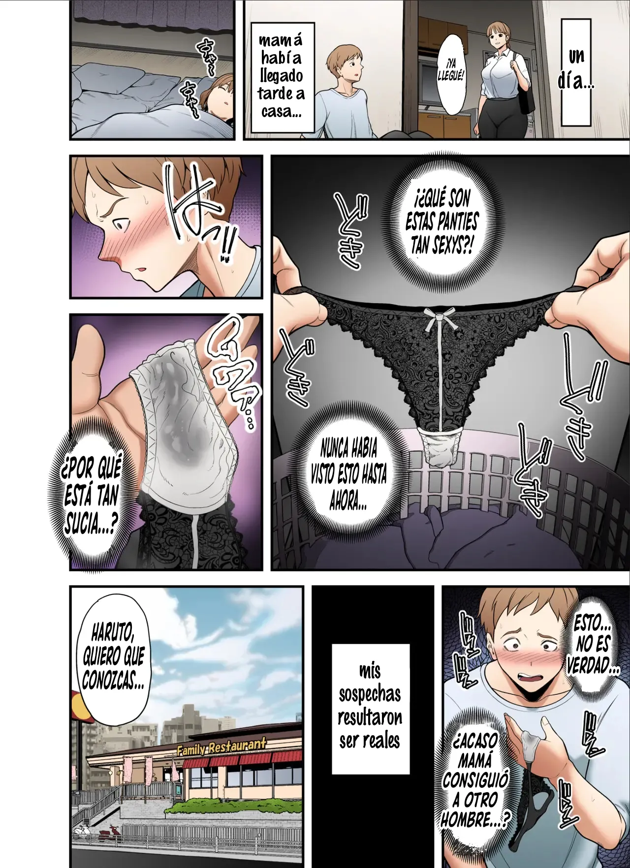 [Ura Meshiya (Maccha Neji)] Mou Ore dake no Onna ja Nai Kaa-san｜Mamá Ya No Es Mía [Spanish] [El naranjas = Mr.Naranjas] 图片编号 23