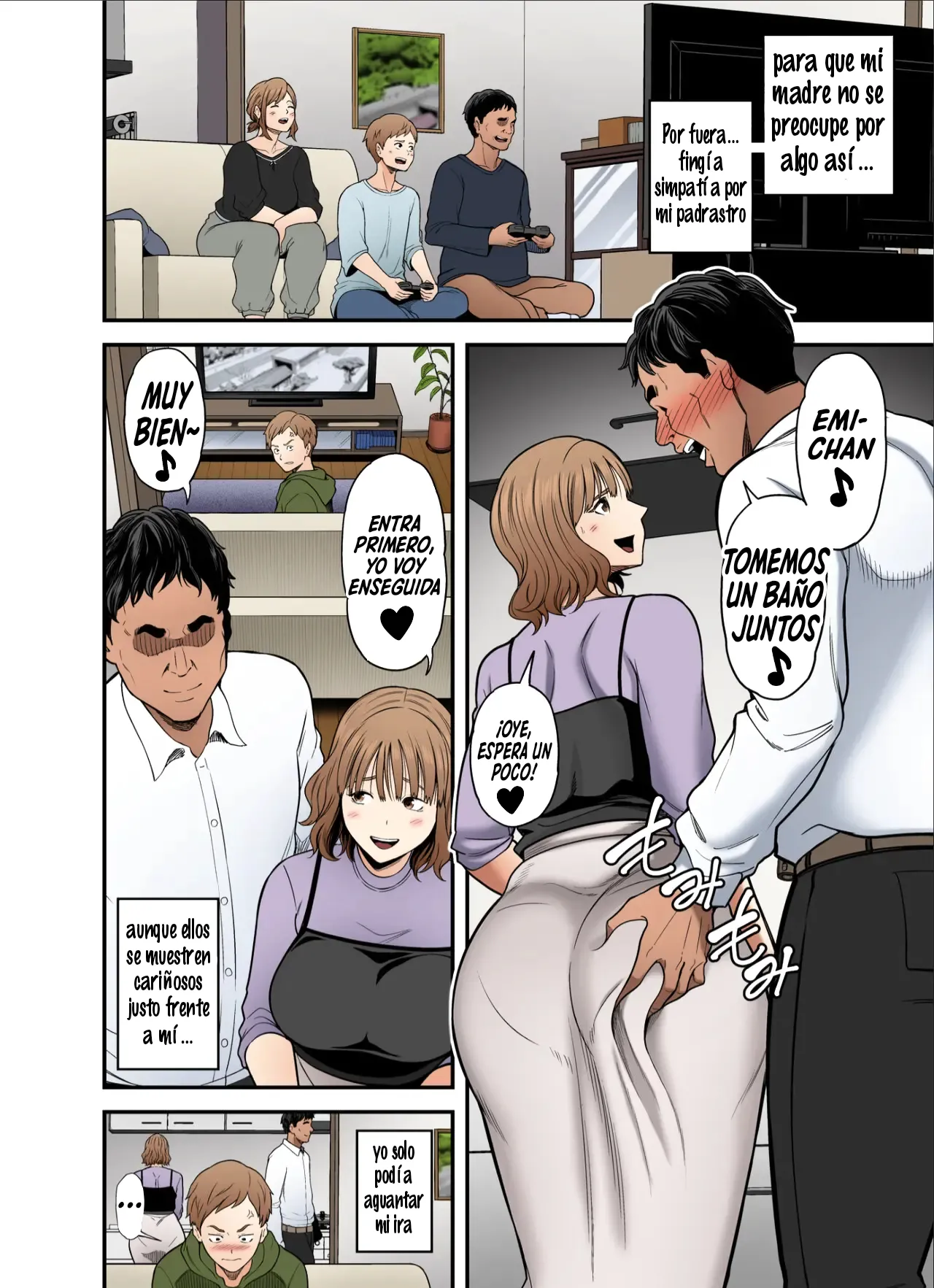 [Ura Meshiya (Maccha Neji)] Mou Ore dake no Onna ja Nai Kaa-san｜Mamá Ya No Es Mía [Spanish] [El naranjas = Mr.Naranjas] 图片编号 29