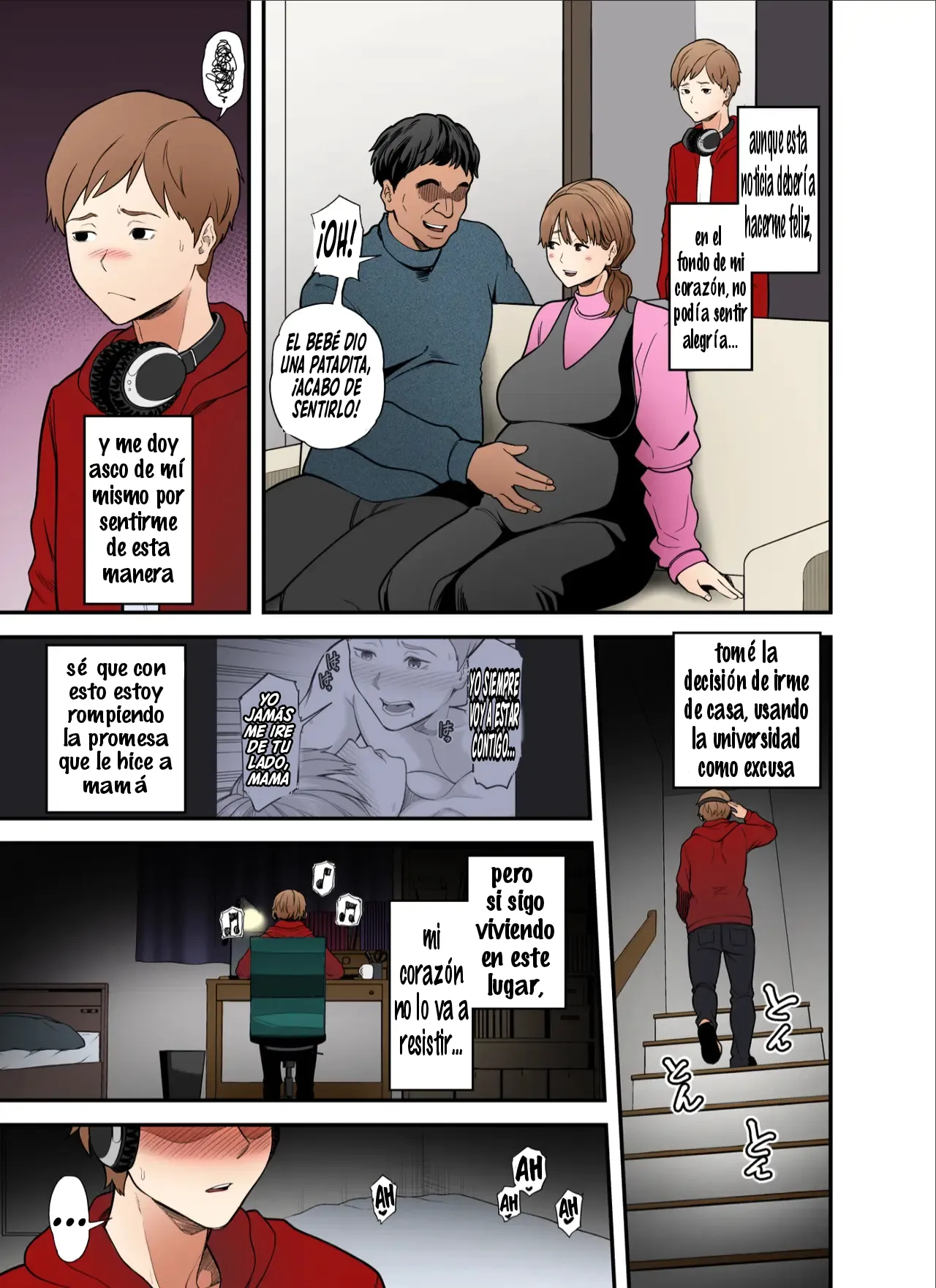 [Ura Meshiya (Maccha Neji)] Mou Ore dake no Onna ja Nai Kaa-san｜Mamá Ya No Es Mía [Spanish] [El naranjas = Mr.Naranjas] 图片编号 52