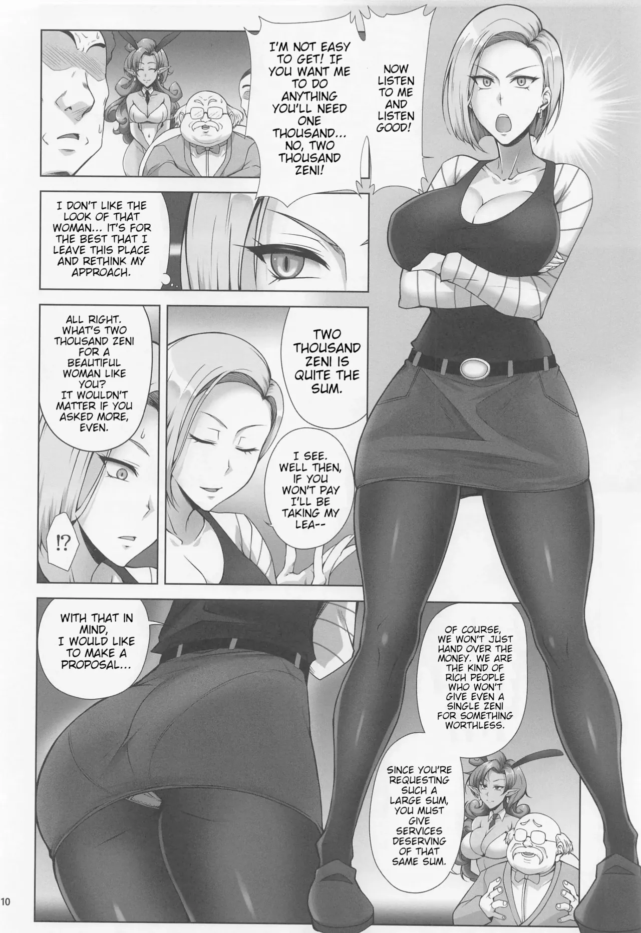 (C100) [Kikuya (Kimura Naoki)] Saikyou Mama wa Kasegitai | The Strongest Mom ever wants to earn some Money (Dragon Ball Super) [English] [joobuspaidatl] [Decensored] image number 9
