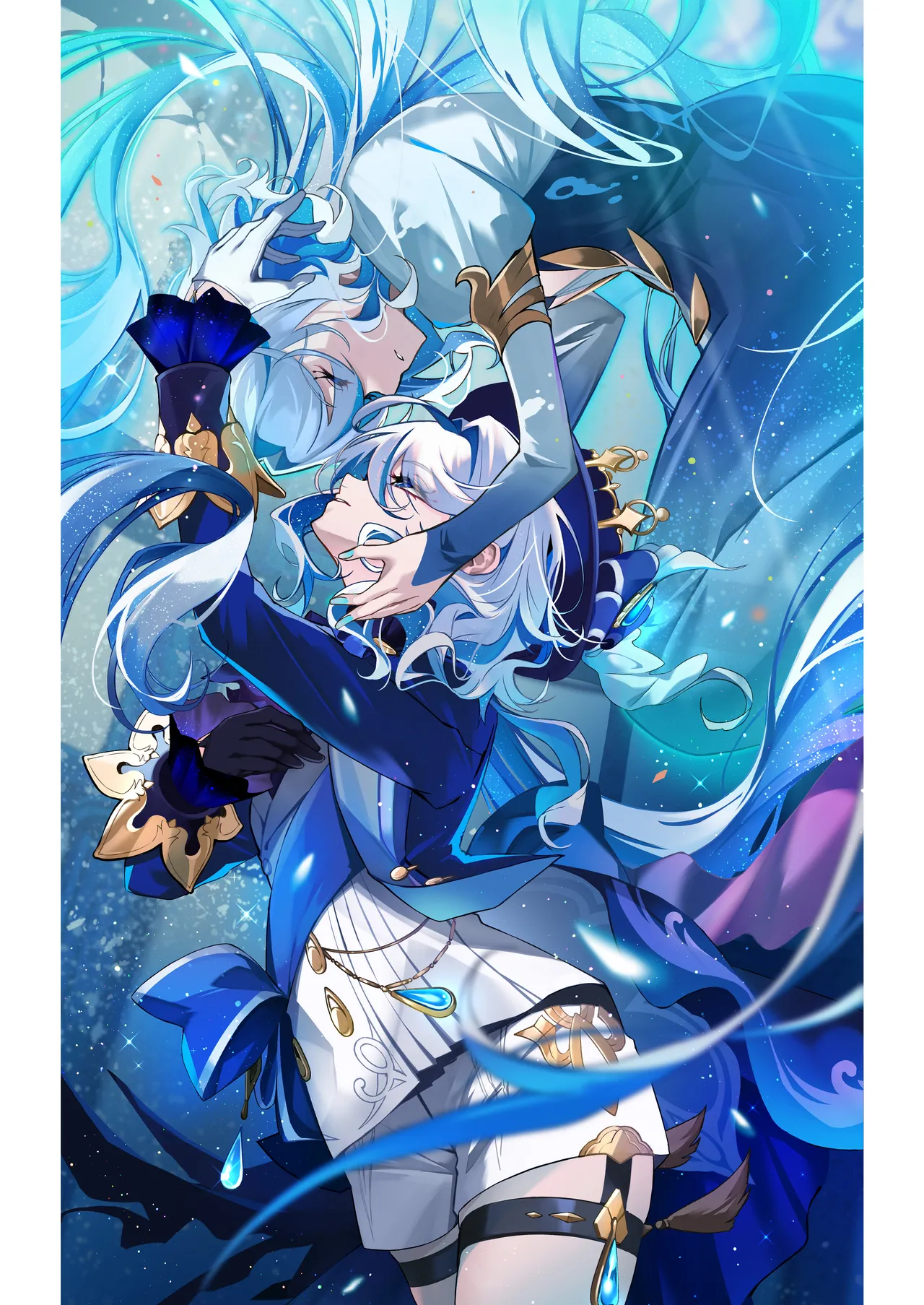 [YUYUHIYU (Yuzuki)] Furina-sama to Okite ni Shitagawanai to Derarenai Ecchi na Mura | 芙宁娜大人和不遵守规则就无法离开的色色的村庄 (Genshin Impact) [Chinese] [白杨汉化组] [Digital] image number 30