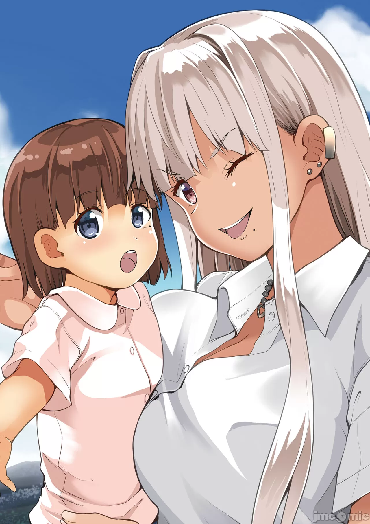 [Sweet Avenue (Kaduchi)] Zoku Inaka no Kuro Gal JK to Kekkon Shita Nichijou [Chinese] [禁漫漢化組] [Digital] numero di immagine  48