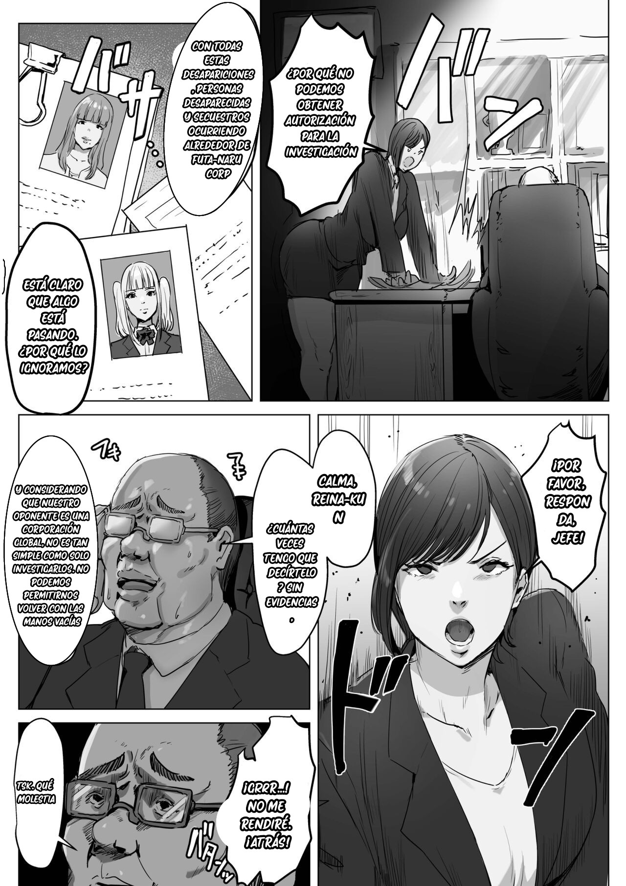 [Meshi Shinja] Haiteku Kigyou ni Sennyuu shitara Futanari Android ni Kaizou Sareta [Spanish] [Casita Leswin] image number 2