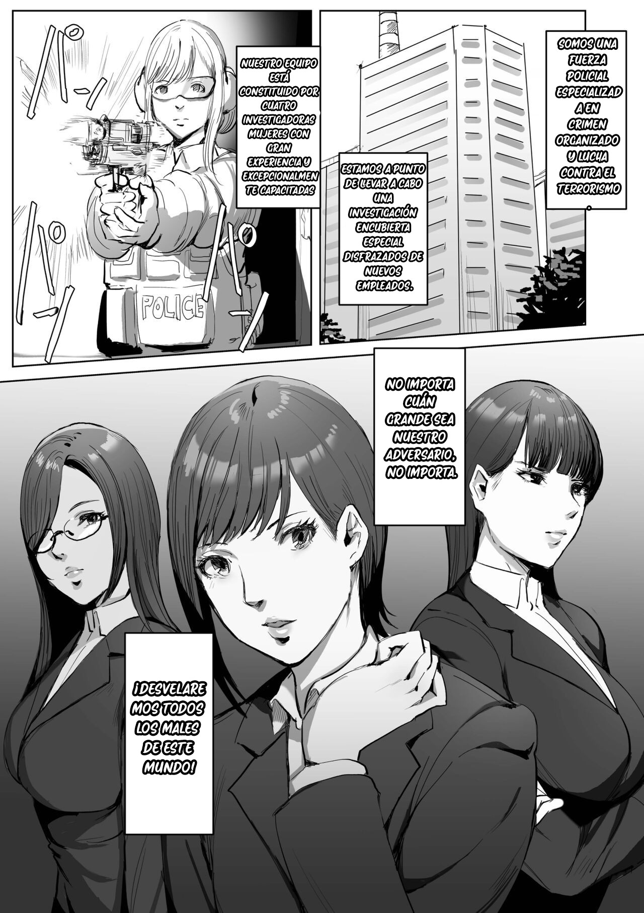 [Meshi Shinja] Haiteku Kigyou ni Sennyuu shitara Futanari Android ni Kaizou Sareta [Spanish] [Casita Leswin] image number 5