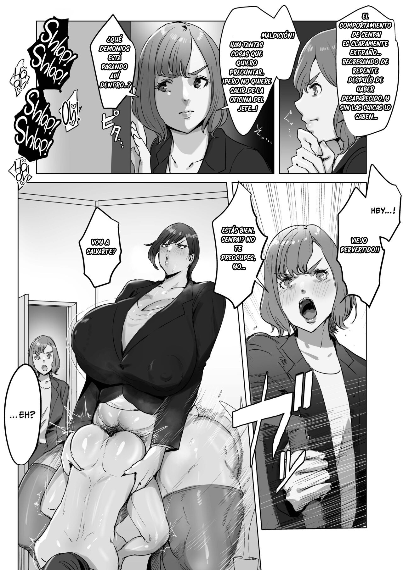 [Meshi Shinja] Haiteku Kigyou ni Sennyuu shitara Futanari Android ni Kaizou Sareta [Spanish] [Casita Leswin] image number 80