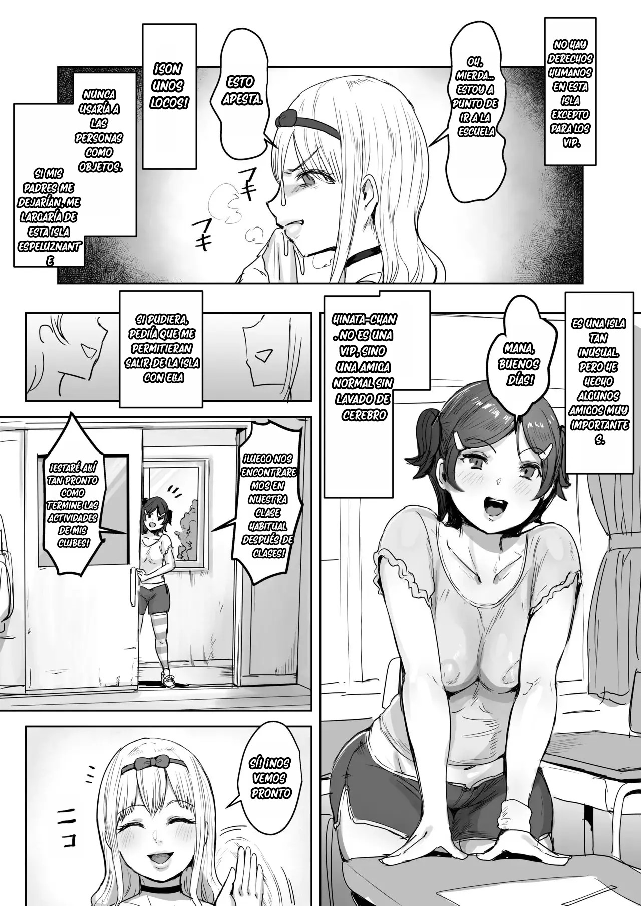 [Meshi Shinja] Sō Narushima ～ Tōmin Zenin Okashite Mo Kizukarenai Shima [Spanish] [Casita Leswin] 图片编号 22