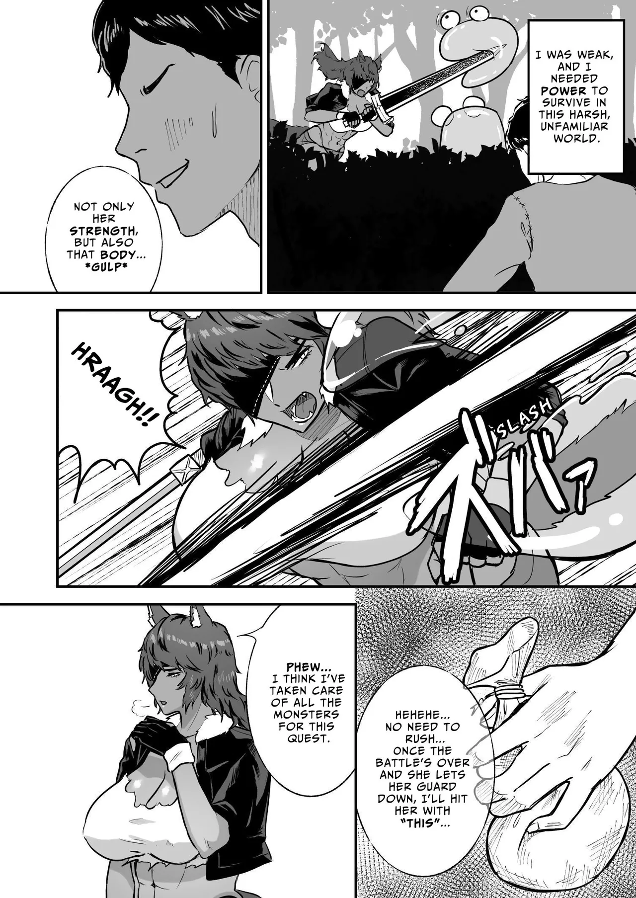 [Ore no Sasakure (Gamogamo)] Sex Tame -Ookami Juujin- | Sex Taming ~Wolf Girl~ [English] [Reforged] [Digital] numero di immagine  5