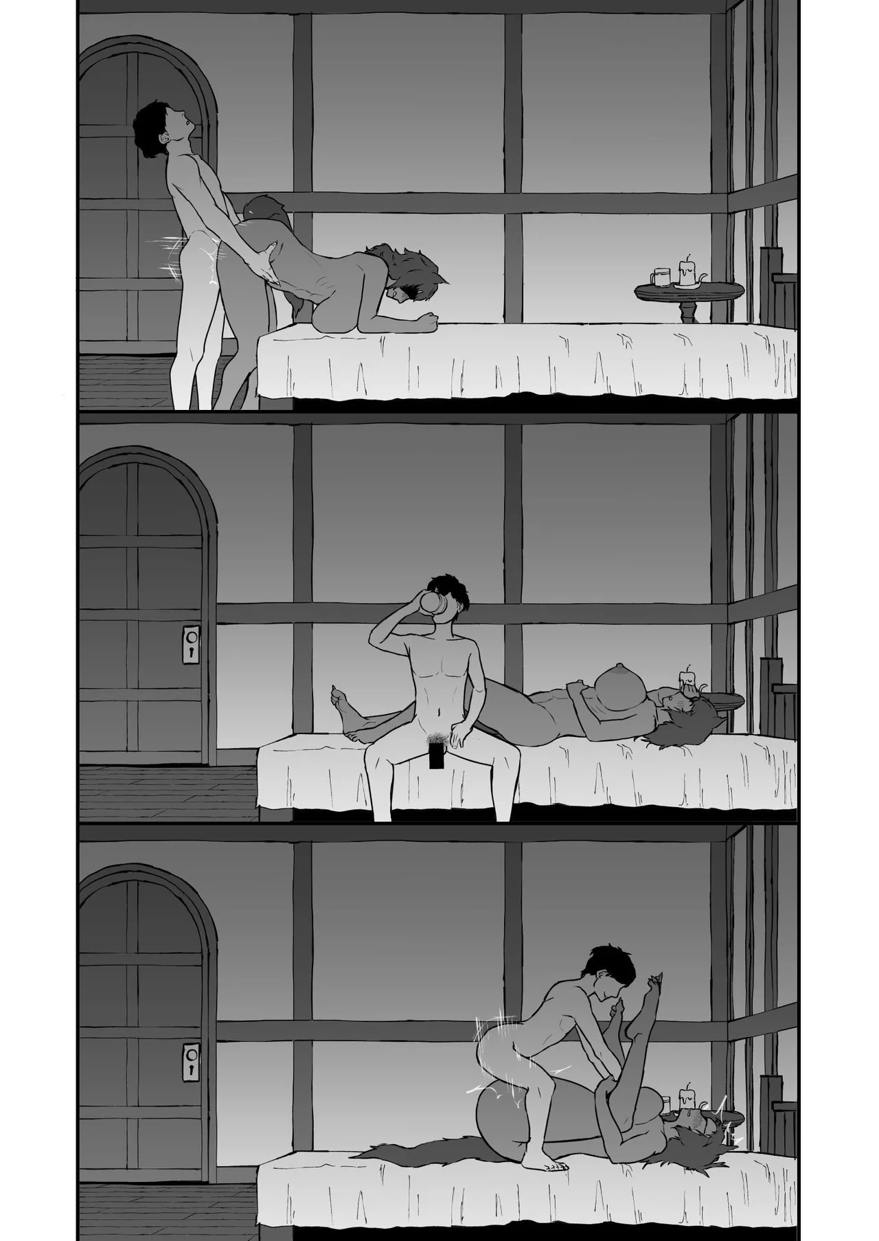 [Ore no Sasakure (Gamogamo)] Sex Tame -Ookami Juujin- | Sex Taming ~Wolf Girl~ [English] [Reforged] [Digital] numero di immagine  30