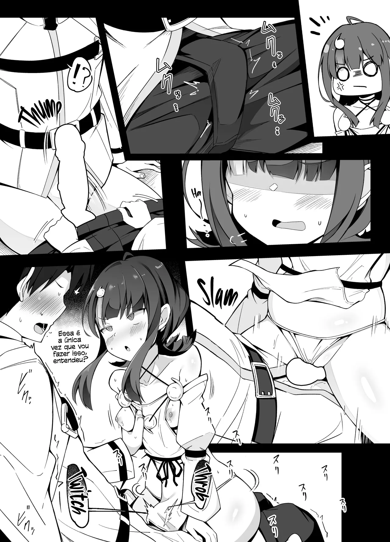 [Corundum] Yoko Chichi o Tsukou to Shite Te ga Subette Shimau Master | O Mestre que, ao tentar tocar em peitos, acaba deixando a mão escorregar (Fate/Grand Order) [Portuguese-BR] 图片编号 3