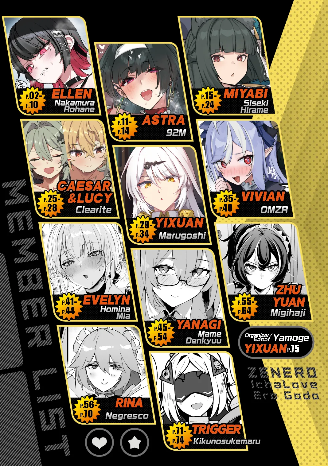 [Kakuzatou (Various)] ZenZero Icha Love Ero Goudou "ZenEro" Vol.2 | Zenless Zone Zero Lovey-Dovey Erotic Anthology "ZenEro" Vol.2 (Zenless Zone Zero) [English] [Digital] numero di immagine  2