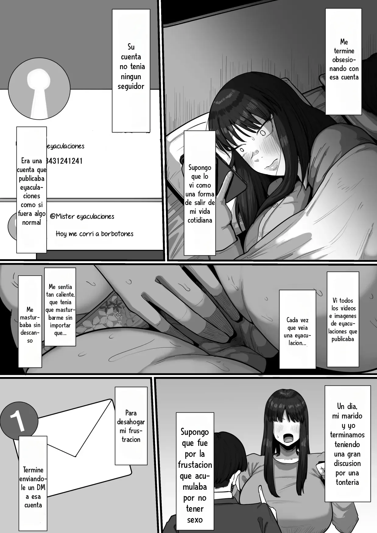 [Ebi no Implant (Shrimp Cake)] 35-sai Otameshi Uwaki Futanari Kyokon de Acme Rikon Suru made no Kiroku｜La aventura amorosa de una mujer de 35. Un Relato Orgásmico con la polla de una futanari [Spanish] [Hta scan] image number 6