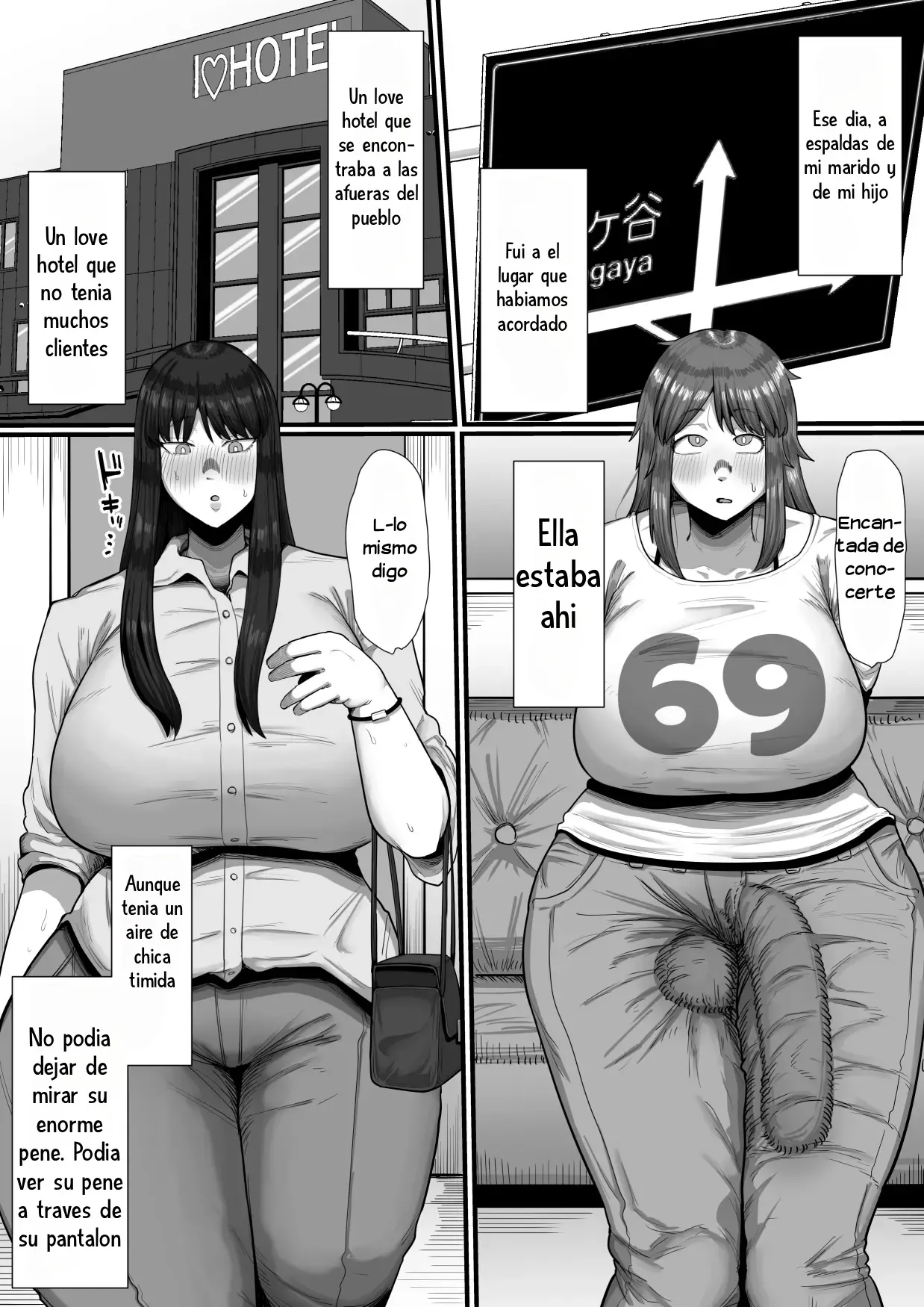 [Ebi no Implant (Shrimp Cake)] 35-sai Otameshi Uwaki Futanari Kyokon de Acme Rikon Suru made no Kiroku｜La aventura amorosa de una mujer de 35. Un Relato Orgásmico con la polla de una futanari [Spanish] [Hta scan] image number 9