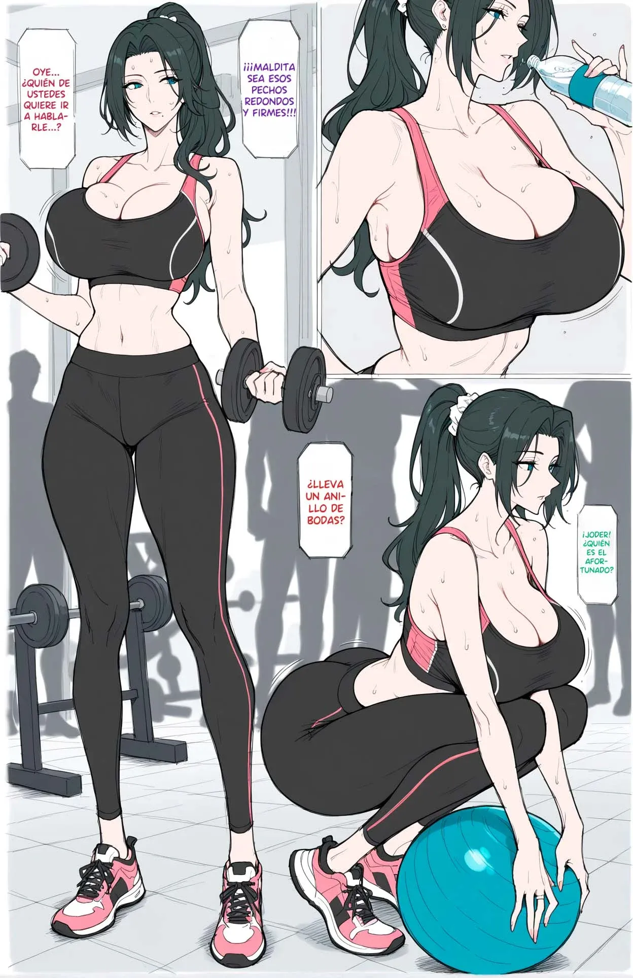 [Alucard] (NTR) Un dia en el gimnasio con Shiina Shiori [Spanish] [M1URA] 이미지 번호 8