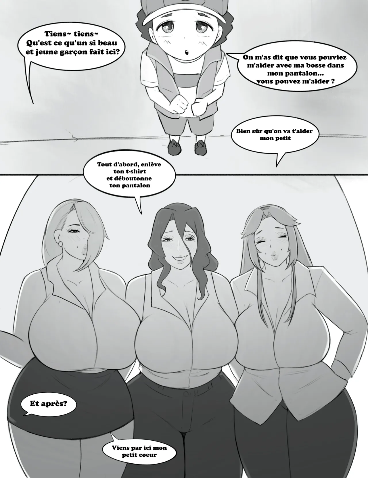 [Hannya-San] Pokemon + Mom's friends (French Translation) 图片编号 1