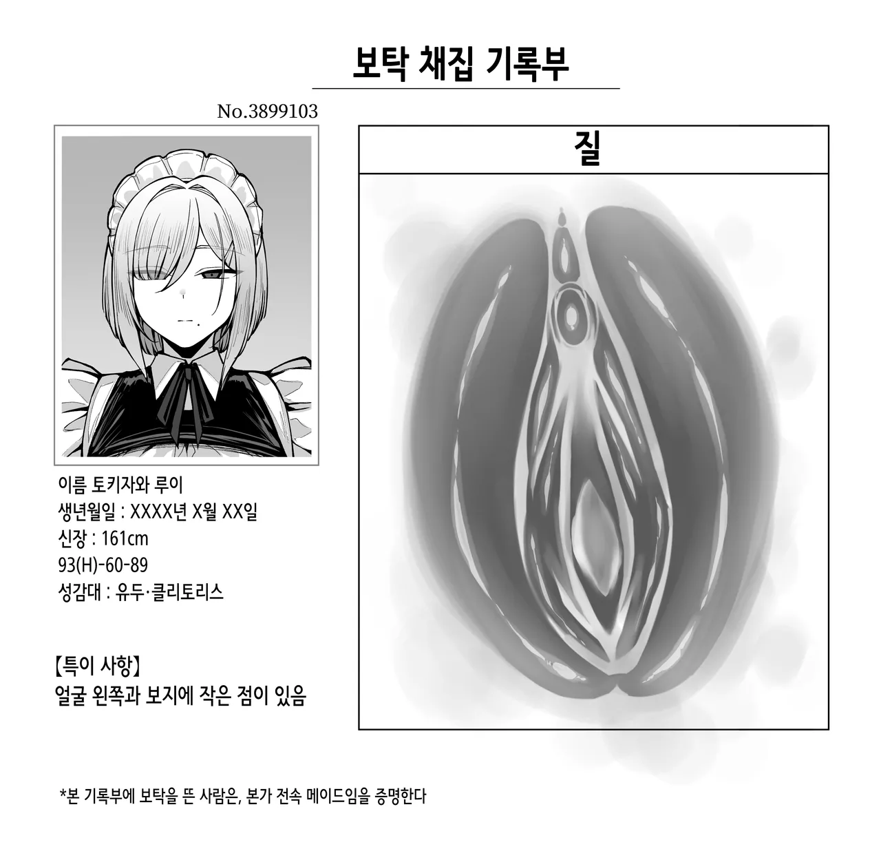 [Liyoosa] Muhyoujou de Iyasou ni Shinagara mo Man Hira wo totte kureru Maid-san | 무표정으로 싫은 기색을 보이면서도 보지 탁본을 뜨게 해주는 메이드 씨 [Korean] изображение № 16