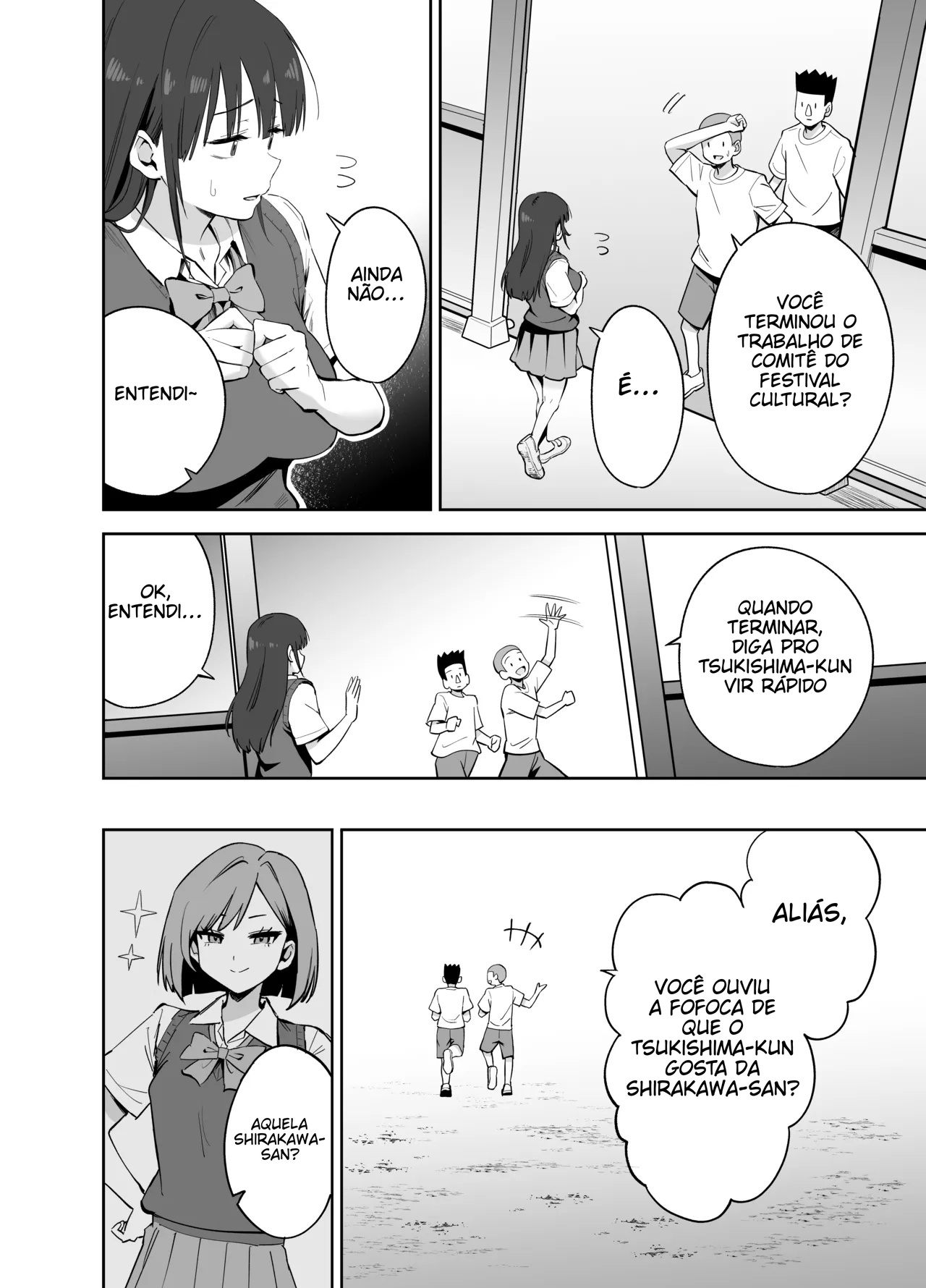 [Honshiro Nikori] Watashi no Kutsushita de Shikotteru nara Sono Ochinpo de Asonde mo Ii yo ne? | Se você está se masturbando com minhas meias, então não tem problema eu brincar com esse pau, né? [Portuguese-BR] [Digital] image number 14