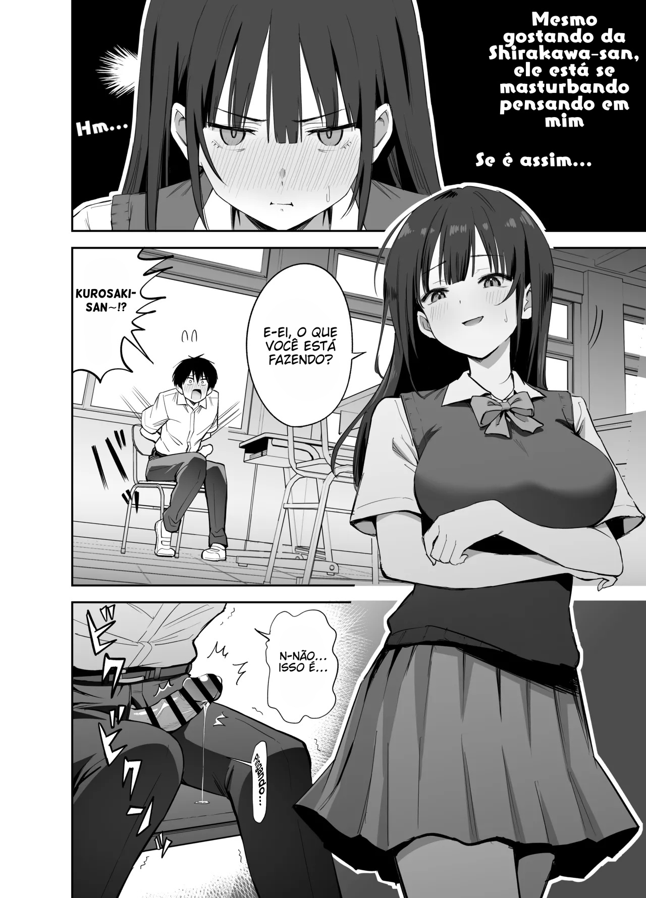 [Honshiro Nikori] Watashi no Kutsushita de Shikotteru nara Sono Ochinpo de Asonde mo Ii yo ne? | Se você está se masturbando com minhas meias, então não tem problema eu brincar com esse pau, né? [Portuguese-BR] [Digital] image number 20