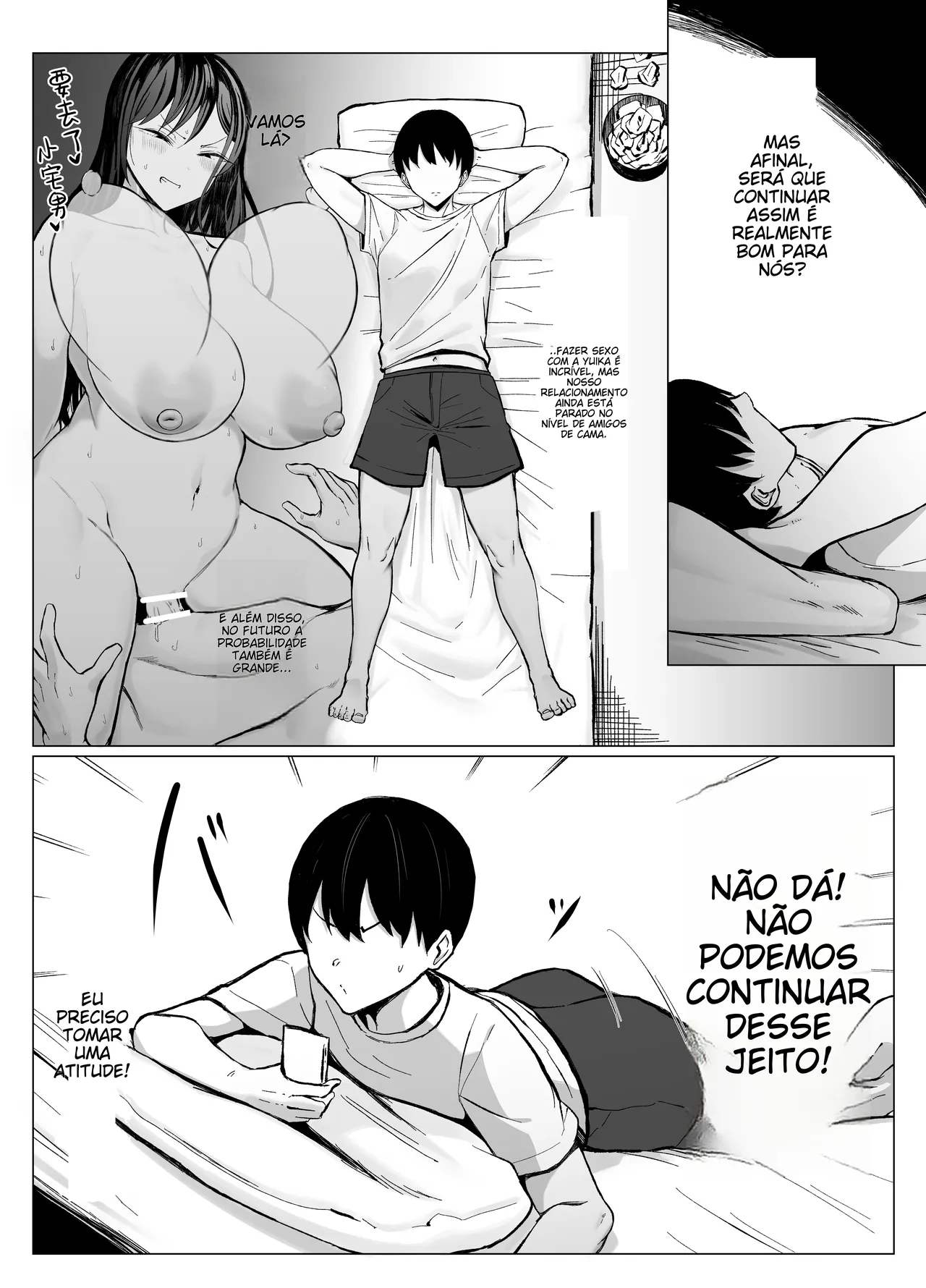 [Joucho Antei (Joucho)] Gal to Otaku no Idenshi Aishou Batsugun H | [Portuguese-BR] (TR-173) image number 52