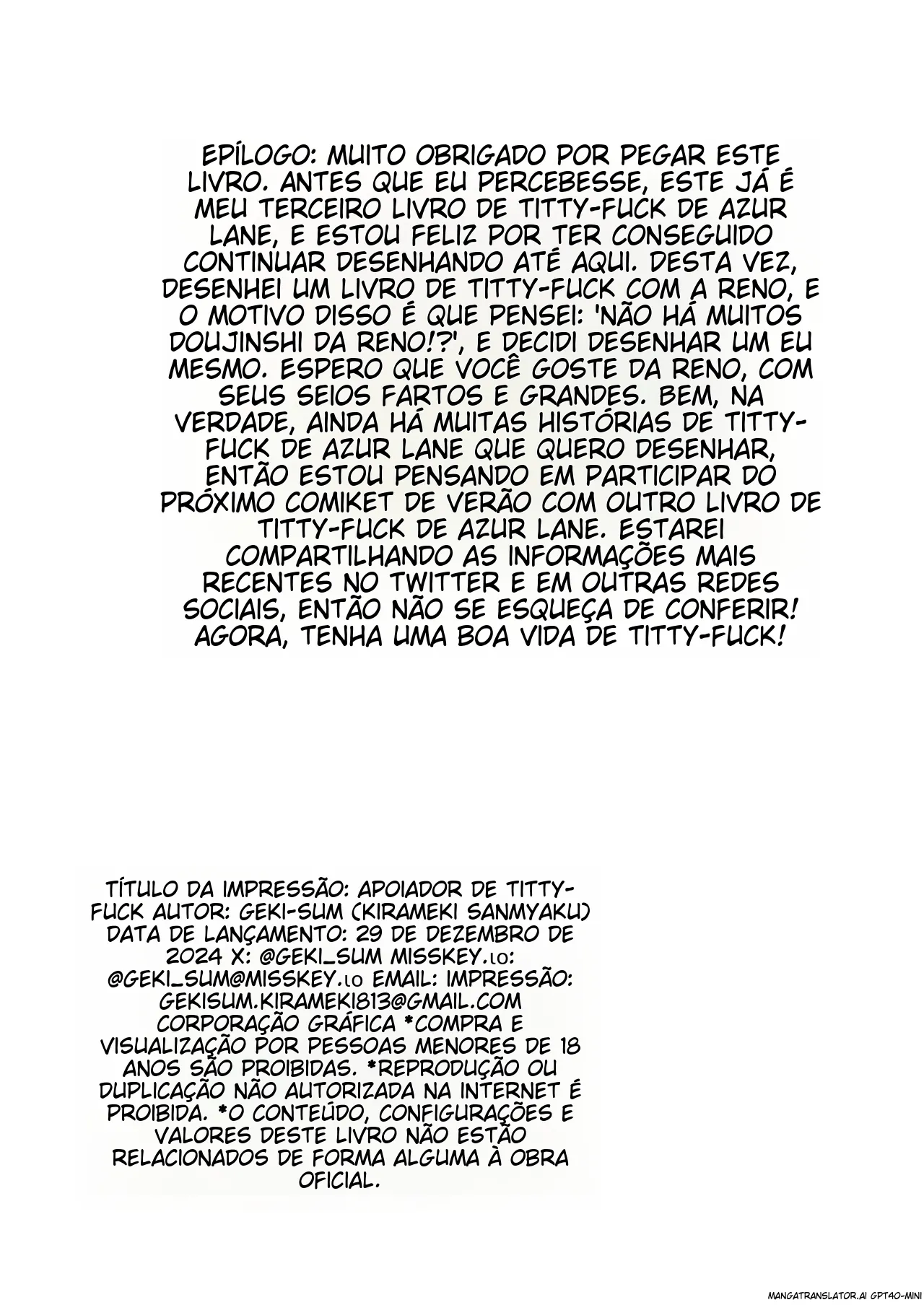 [Kirameki Sanmyaku (Geki-Sum)] Paizuri Supporter [Portuguese-BR] [Digital] (TR-177) изображение № 25