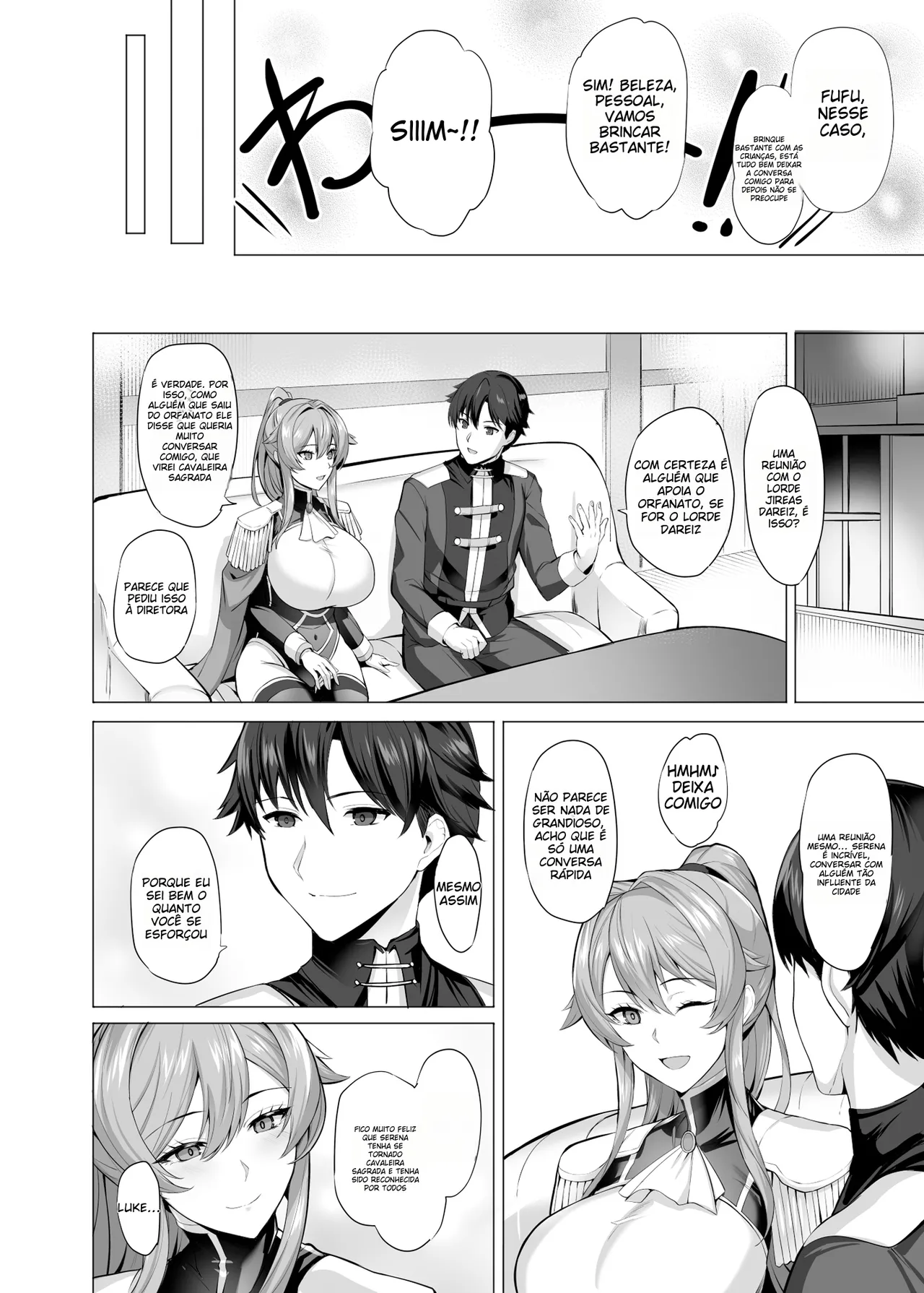 [Tamagobou (Kumakiti)] Otosareru Kishi no Hanashi [Portuguese-BR] [TR-191] [Digital] image number 5