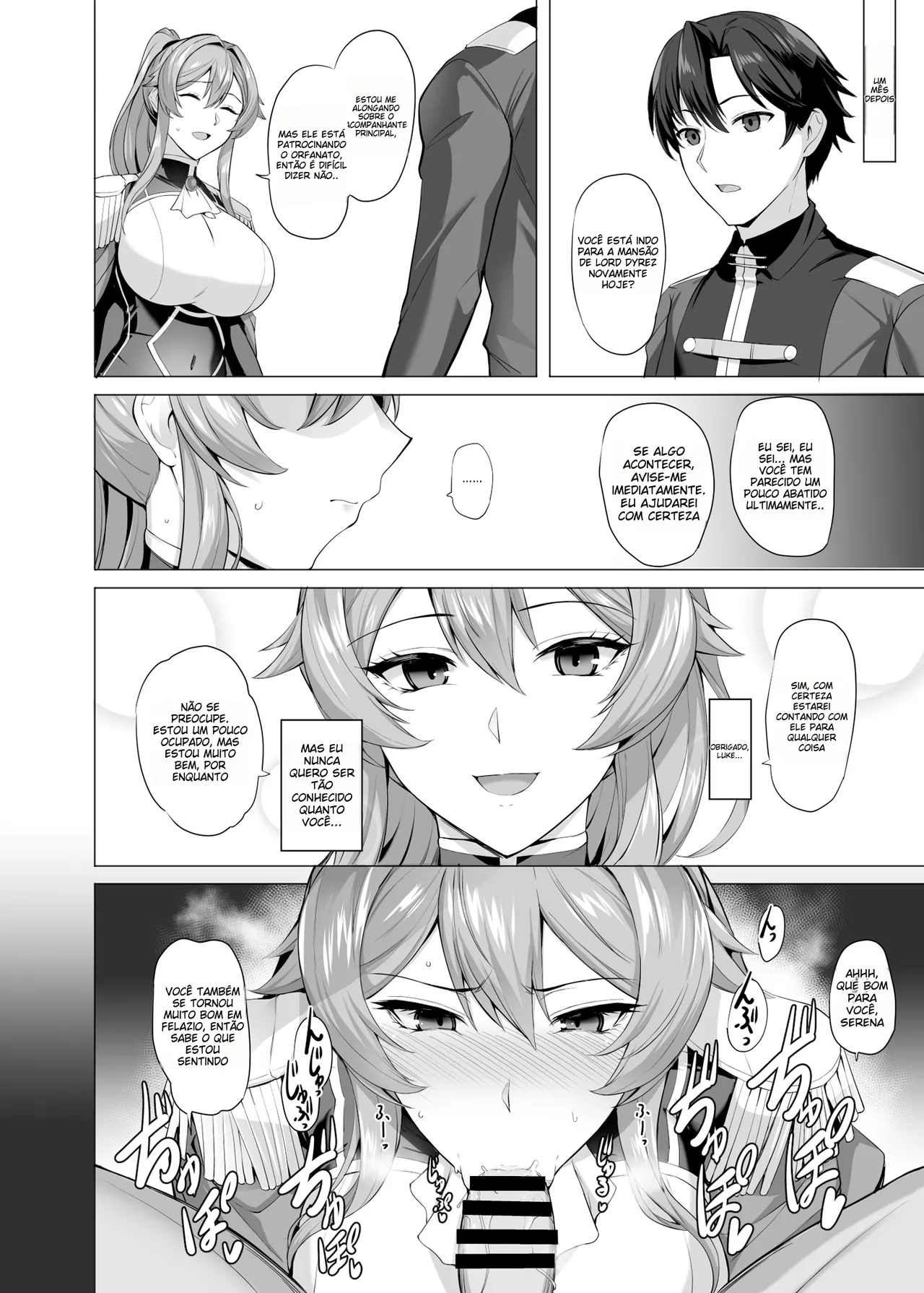 [Tamagobou (Kumakiti)] Otosareru Kishi no Hanashi [Portuguese-BR] [TR-191] [Digital] image number 27