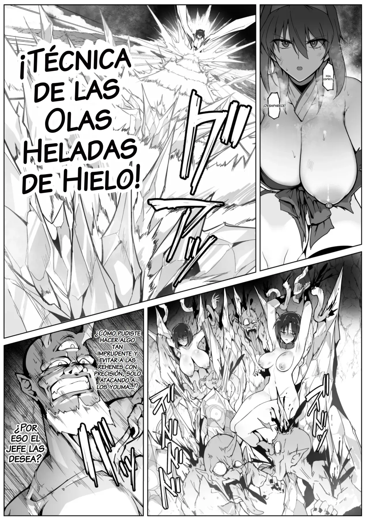 [Hokkebain! (Halcon)] Hama no Miko Ingoku ni Otsu | La Sacerdotisa Exorcista Cae en el Infierno de la Lujuria [Spanish] [NTRForever] [Digital] image number 24