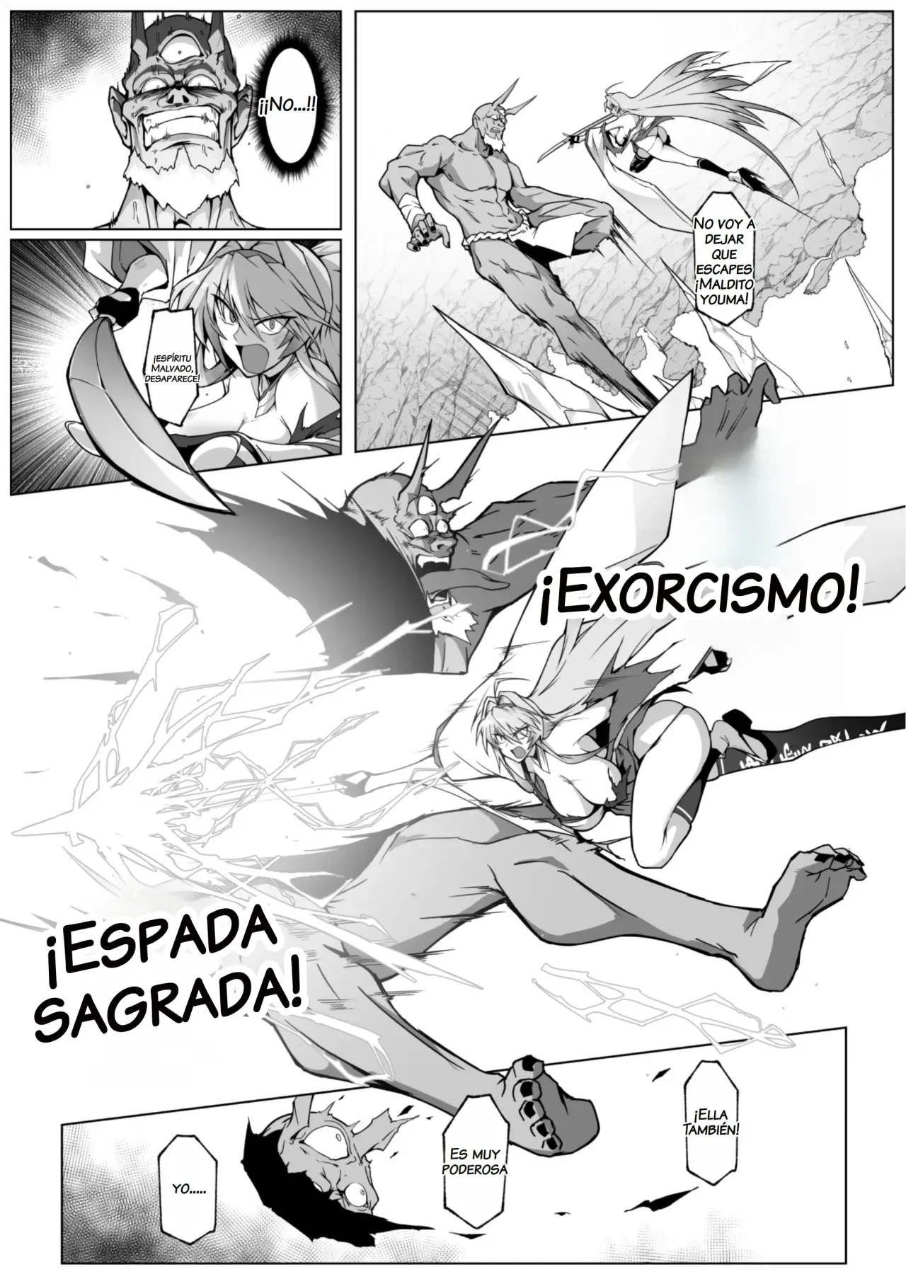 [Hokkebain! (Halcon)] Hama no Miko Ingoku ni Otsu | La Sacerdotisa Exorcista Cae en el Infierno de la Lujuria [Spanish] [NTRForever] [Digital] image number 25